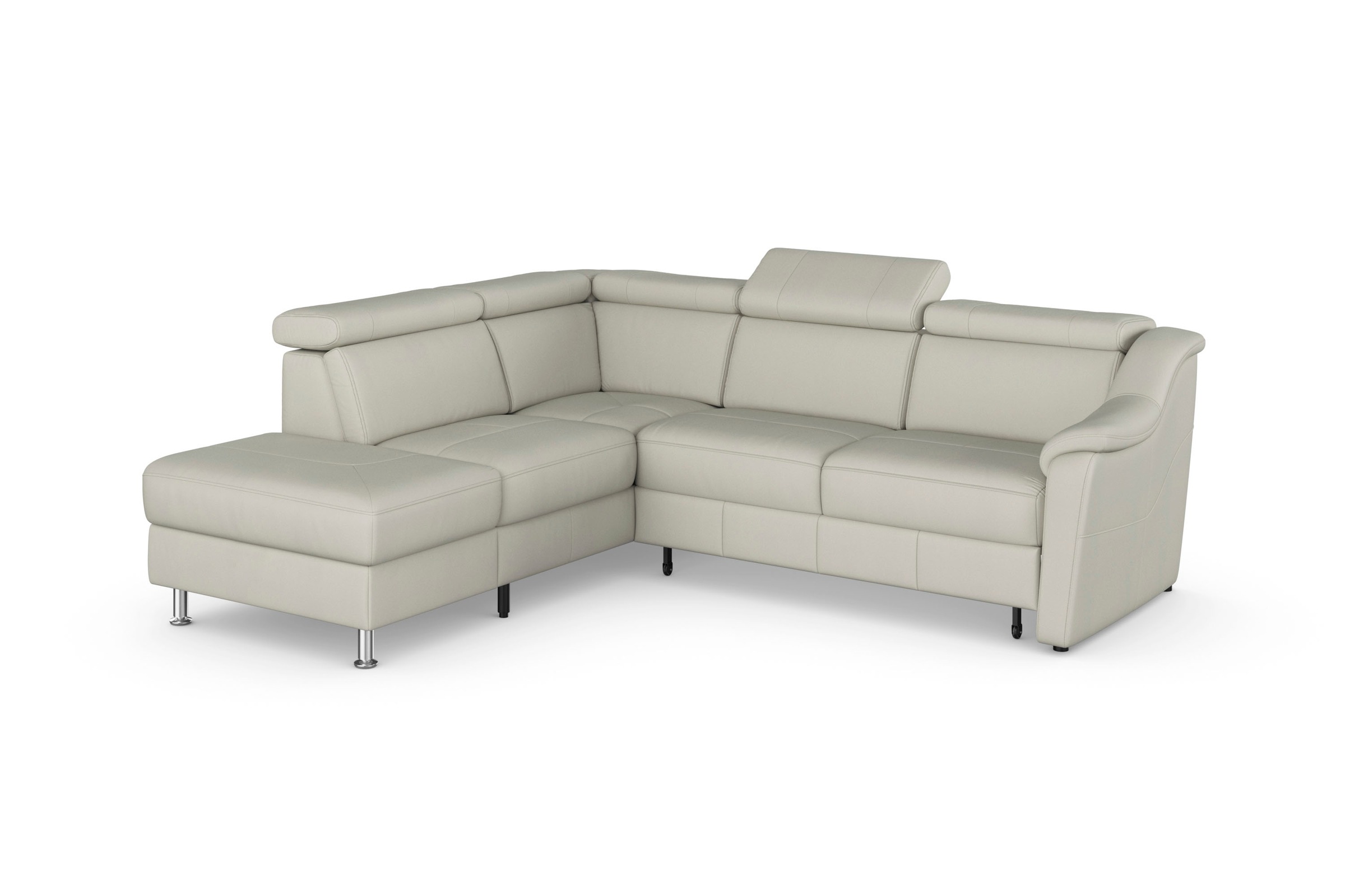 sit&more Ecksofa »Freetown L-Form«, inklusive Kopfteilverstellung und komfortablem Federkern