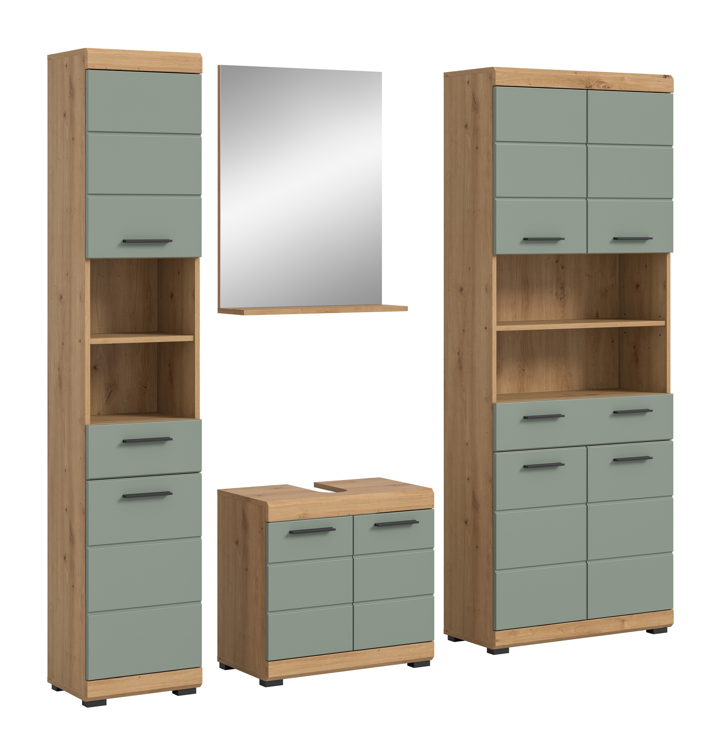 INOSIGN Badmöbel-Set »Siena, 4 teilig, bestehend aus:«, (Set), Hochschrank, günstig online kaufen
