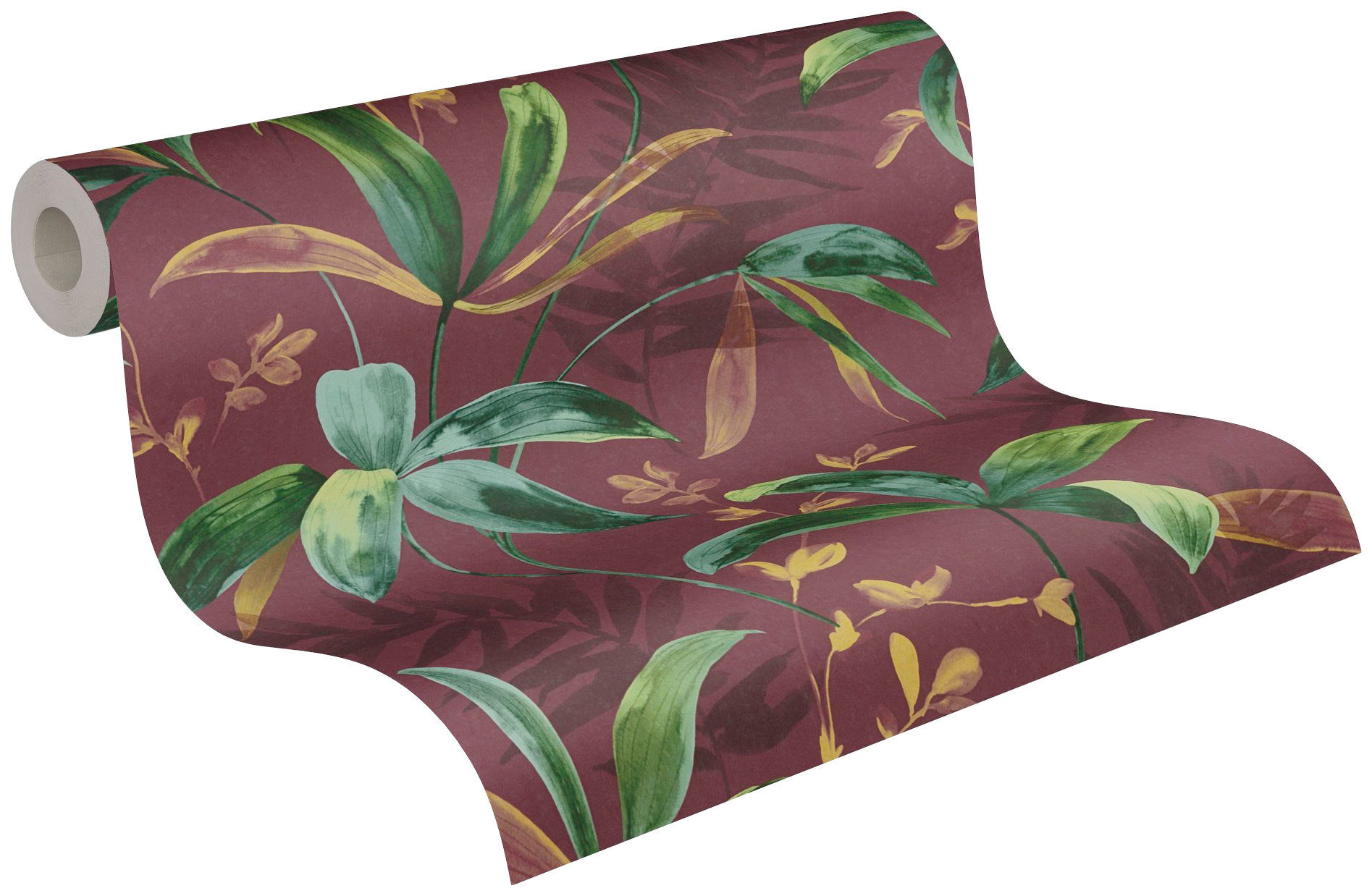 Architects Paper Vliestapete »Jungle Chic«, floral-botanisch-tropisch, Palmentapete Tapete Dschungel Tapeten Wohnzimmer Schlafzimmer Küche