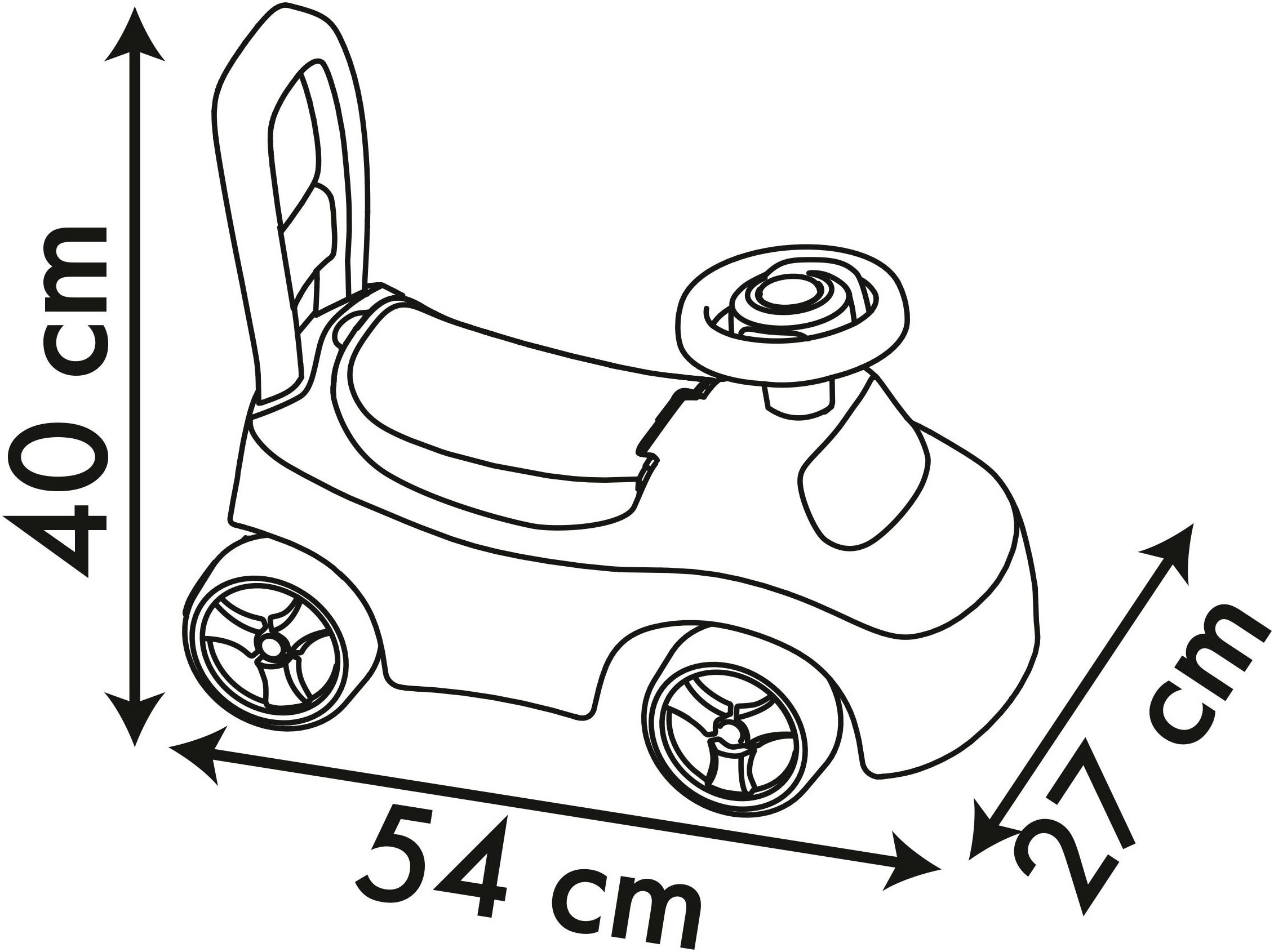 Smoby Rutscherauto »Stitch«, Made in Europe