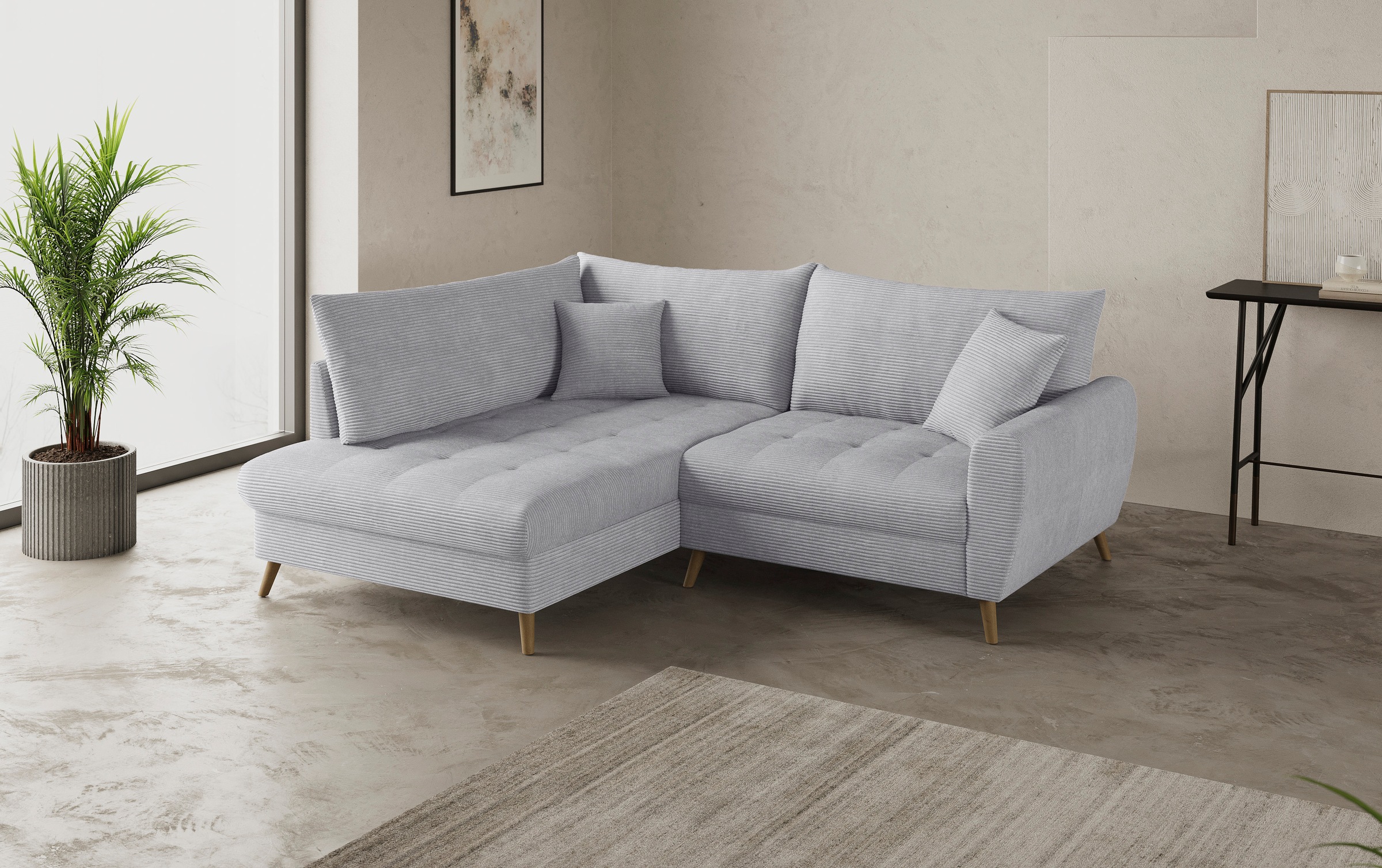 Mr. Couch Ecksofa »Blackburn II, L-Form«, Mit Kaltschaumpolsterung bis 140 kg belastbar