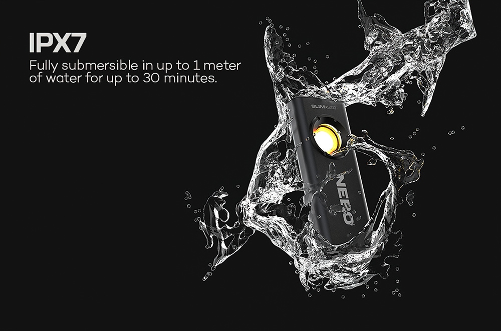 NEBO LED Taschenlampe »Nebo SLIM+ 1200« Set, Taschenlampe inkl. Ladekabel, 2 Stk. tlg.