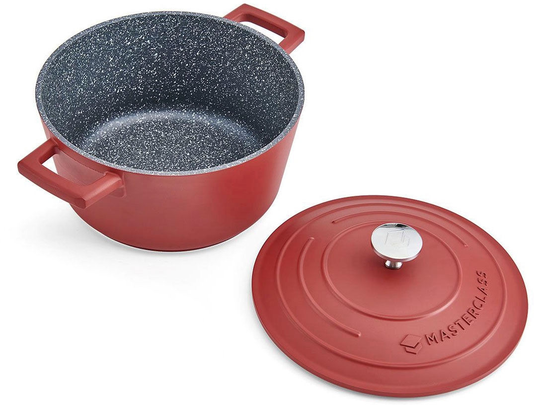 Master Class Kasserolle »MasterClass«, Aluminiumguss, 2,5 Liter, rund, ultraleicht,kratzfeste Antihaftbeschichtung,Induktion