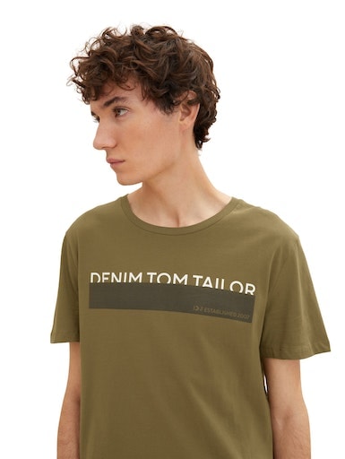 TOM TAILOR Denim T-Shirt, (Packung, 3 tlg.), in verschiedenen Farben