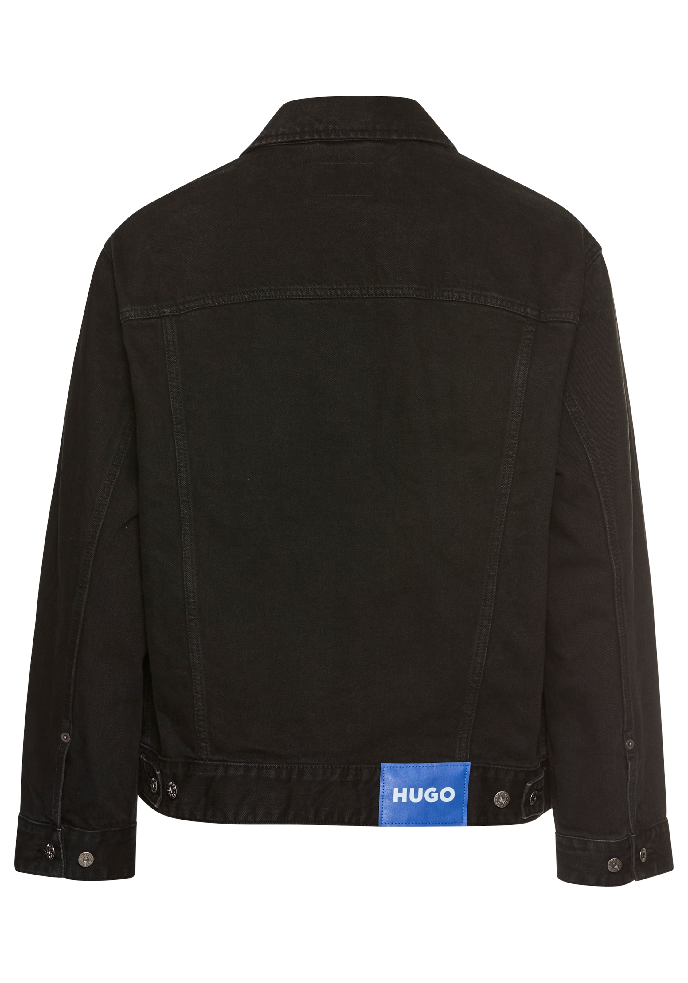 HUGO Blue Jeansjacke »Kirkby«, mit Logo-Details, regular-fit