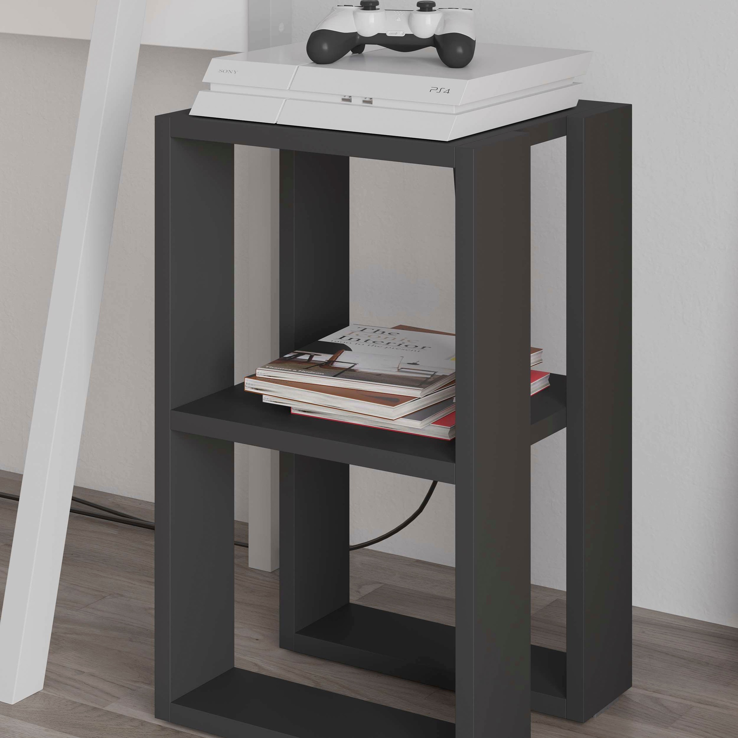 Decortie Nachttisch »LONIE NACHTTISCH«, (Packung, 1 St.), Leichte Montage, Lagerung, Platzsparend