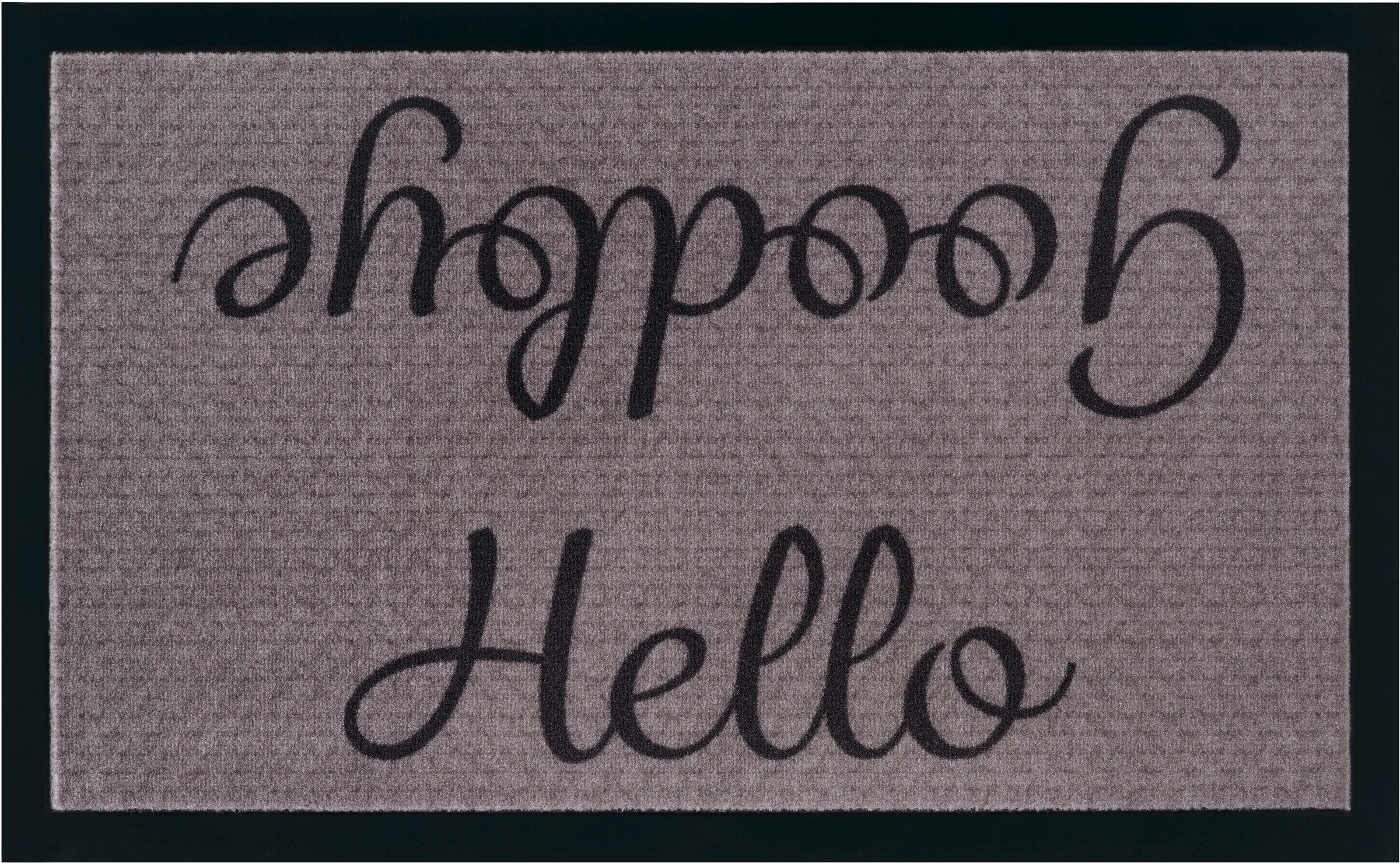 Bild von Home affaire Fußmatte »Hello«, rechteckig, mit Spruch, Schrift-Design, waschbar, robust, pflegeleicht, rutschfest