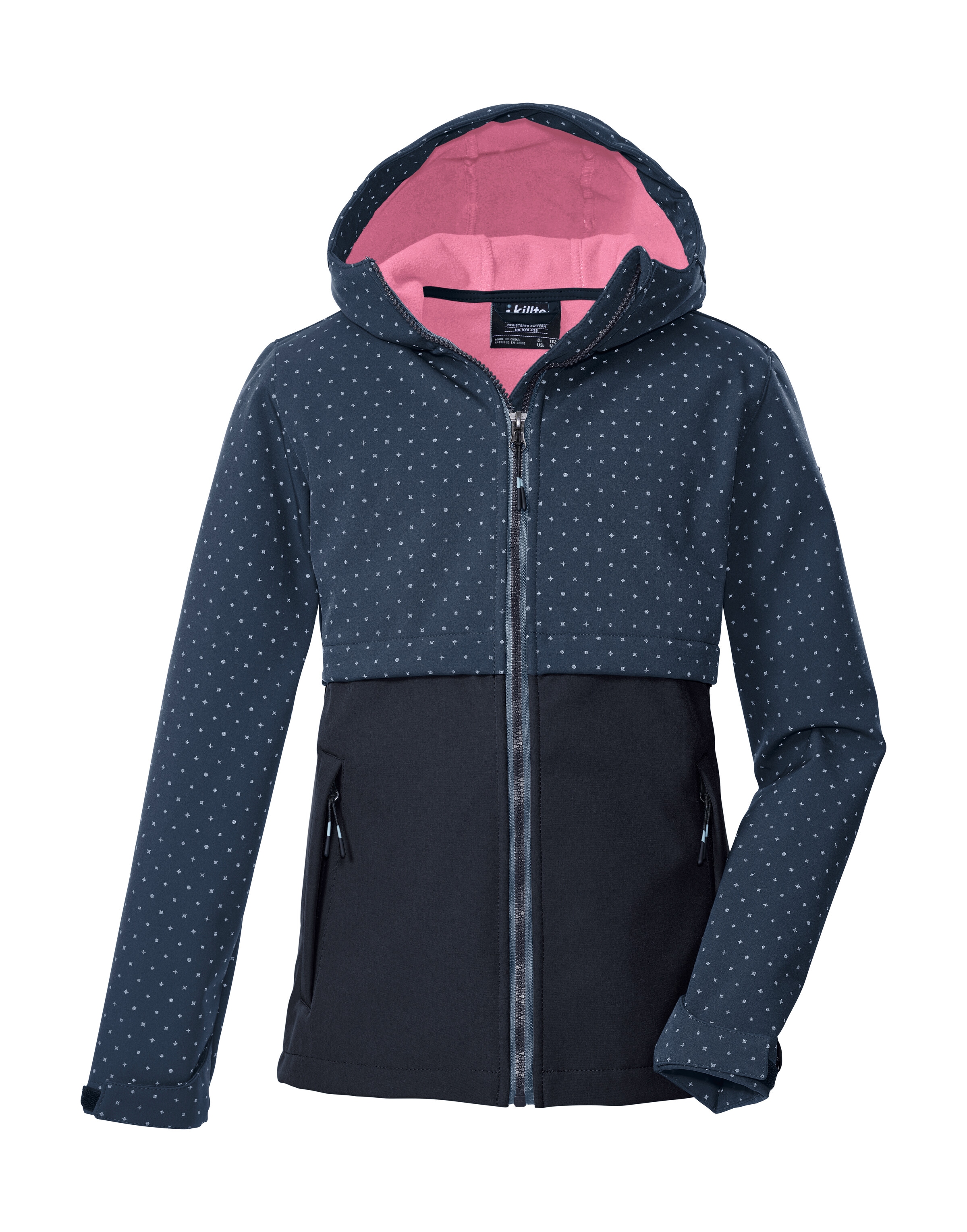 Killtec Softshelljacke »KOW 227 GRLS SFTSHLL JCKT« Softshelljacke für Kids: wind- und wasserabweisend, reflektierend