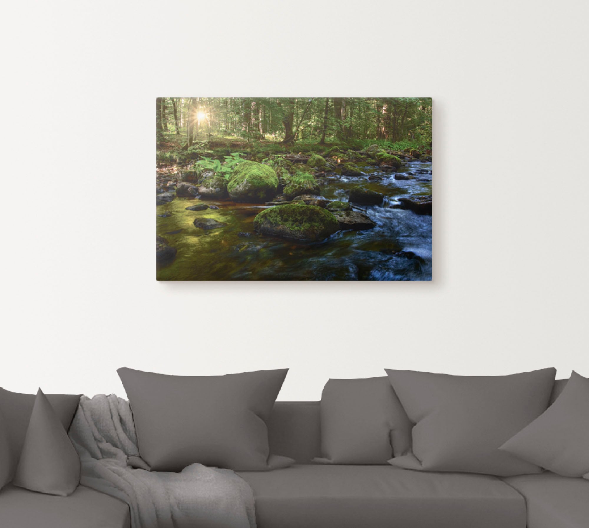 Artland Wandbild »Feenland«, Wald, (1 St.), als Alubild, Outdoorbild, Leinw günstig online kaufen