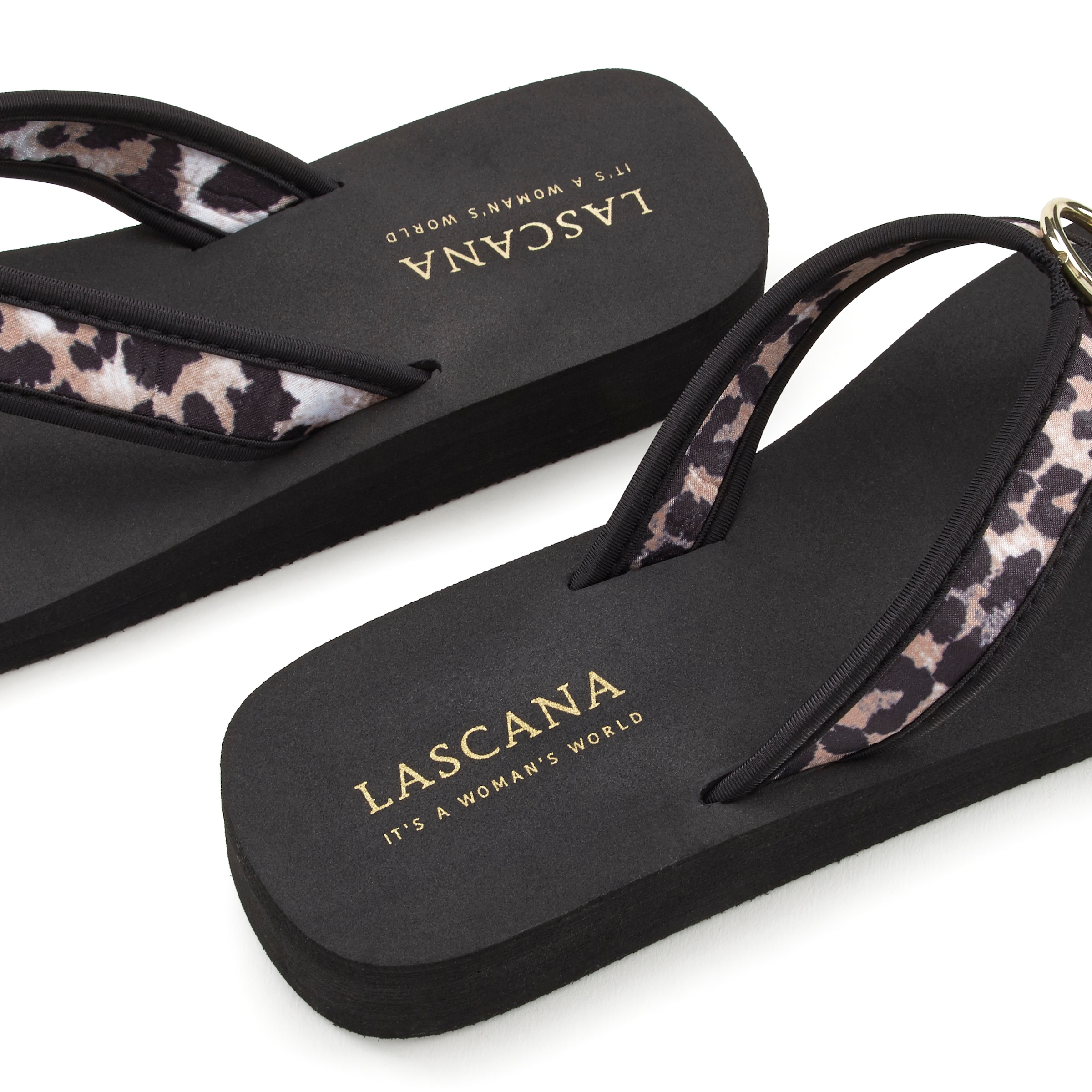 LASCANA Badezehentrenner, Badeschuh mit Ringapplikation "Italy" VEGAN