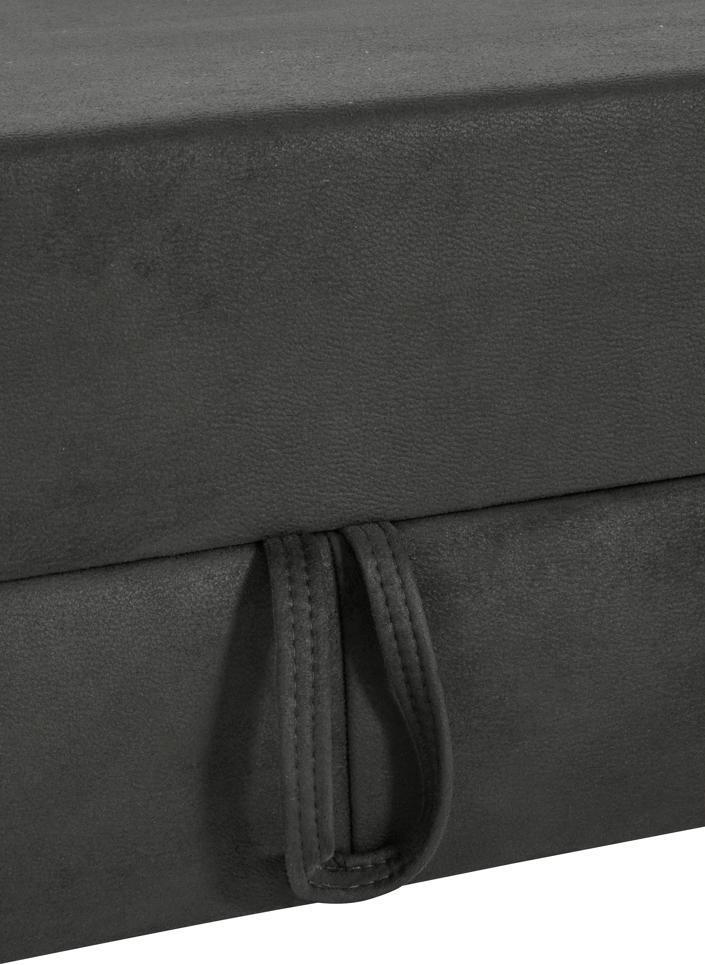 sit&more Ecksofa »Darwin L-Form«, inklusive Federkern, wahlweise mit Kopfteilverstellung, Bettfunktion