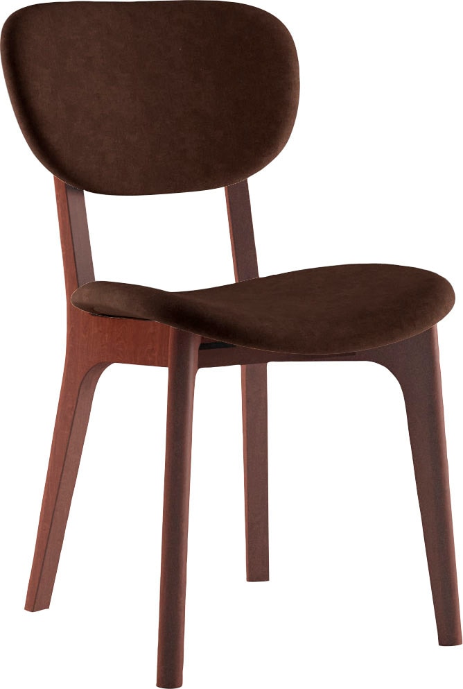 INOSIGN Stuhl »COZY Made in Italy« (Set) 2 Stk.Gestell in Buche, Kirsch- od günstig online kaufen