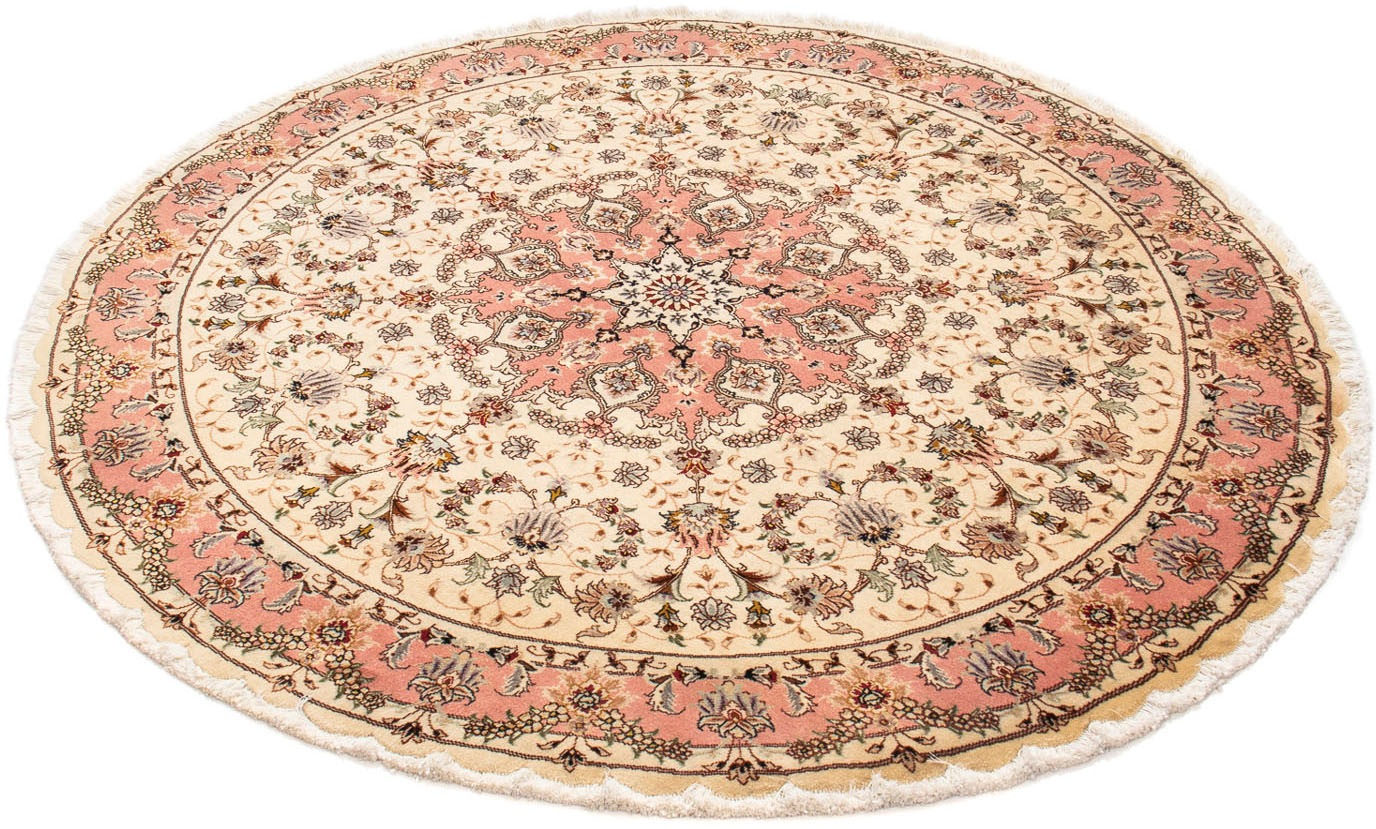morgenland Orientteppich »Perser - Täbriz - Royal rund - 150 x 150 cm - hel günstig online kaufen