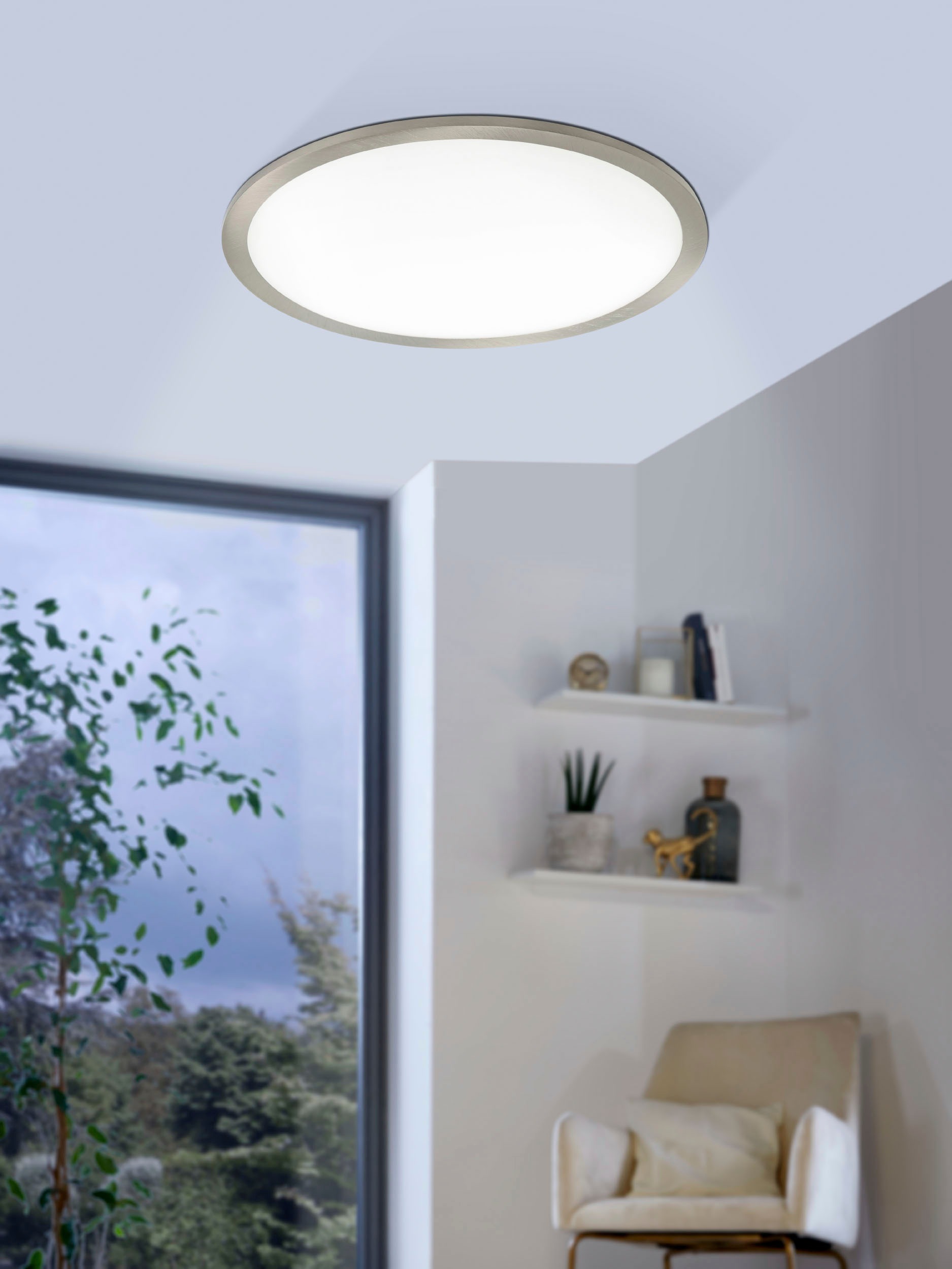EGLO Deckenleuchte »FUEVA FLEX«, Leuchtmittel LED-Modul   LED fest integrie günstig online kaufen