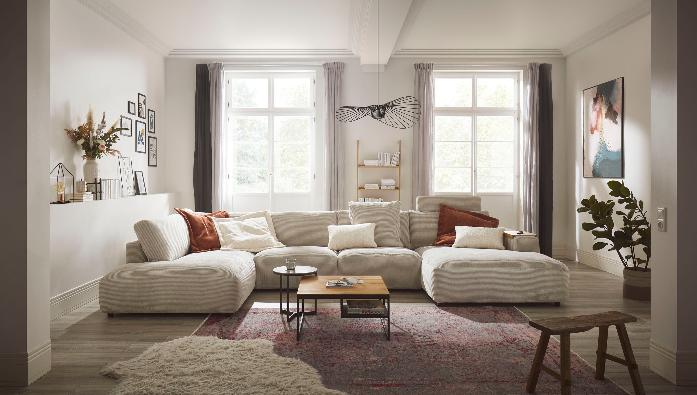 Musterring Wohnlandschaft »Lucia U-Form« Verschiedene Farben, inkl. Kopfstü günstig online kaufen