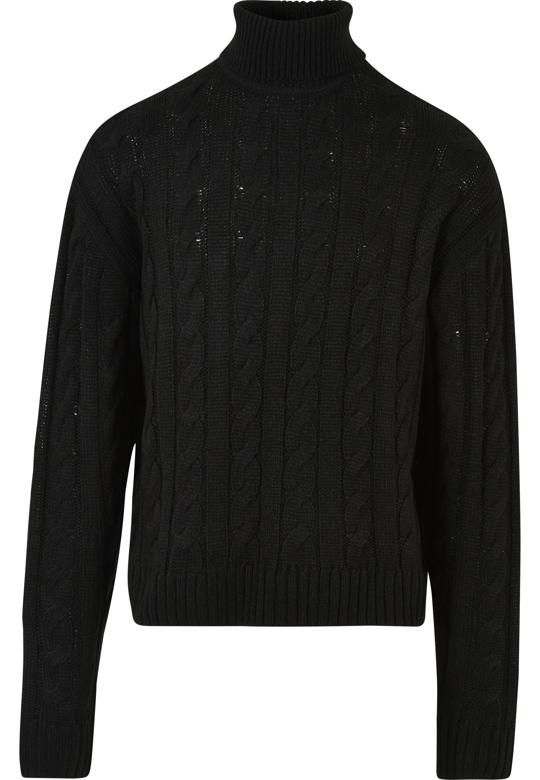 URBAN CLASSICS Rundhalspullover »Urban Classics Herren Boxy Roll Neck Sweater« 1 Stk.