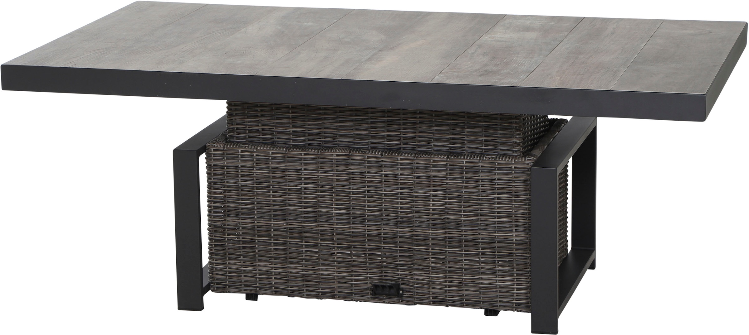 Siena Garden Gartenlounge-Set »Corido«, (Set, 9 tlg.), bestehend aus 2 Sesseln, 1 Sofa, 1 Tisch und 5 Auflagen