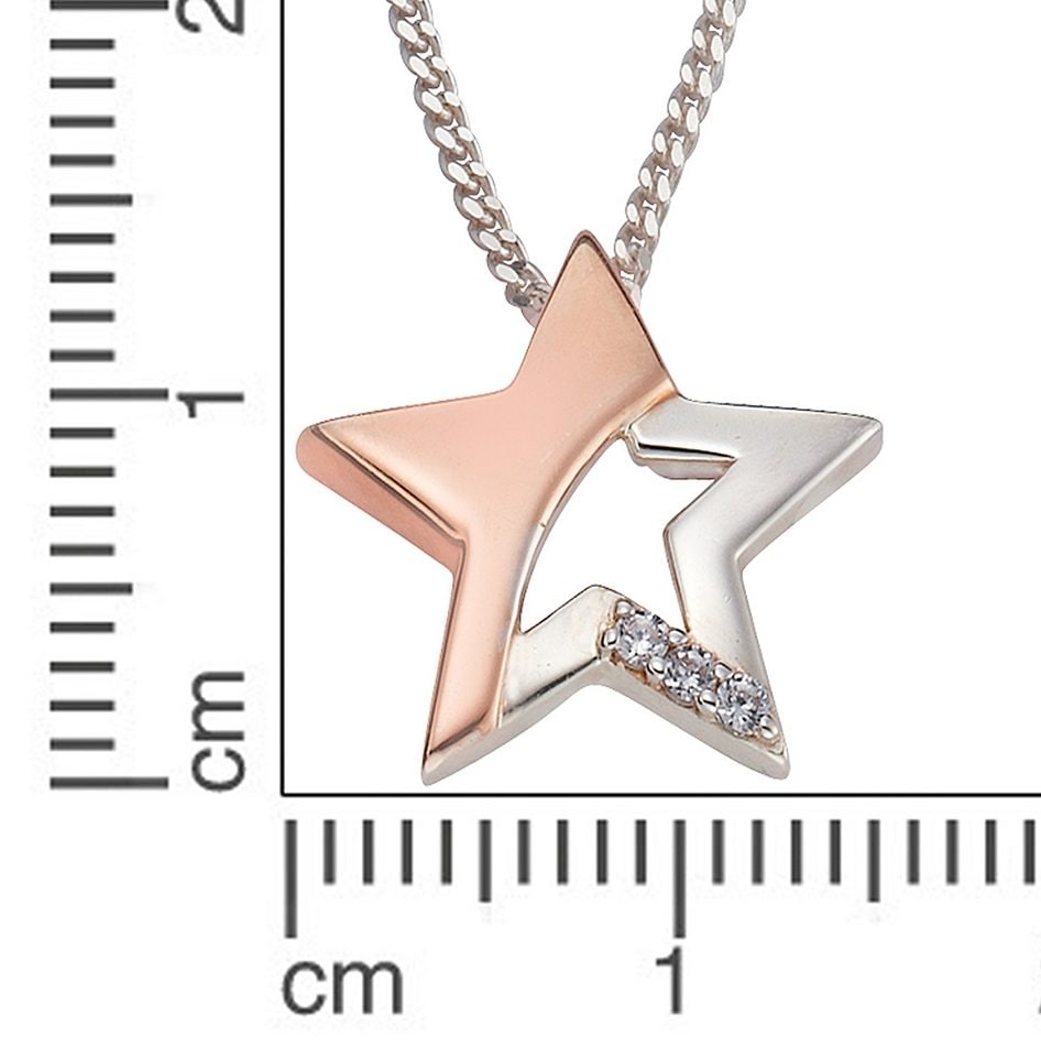 Kette Firetti Zirkonia Stern«, »Schmuck bestellen Geschenk, online Anhänger mit mit