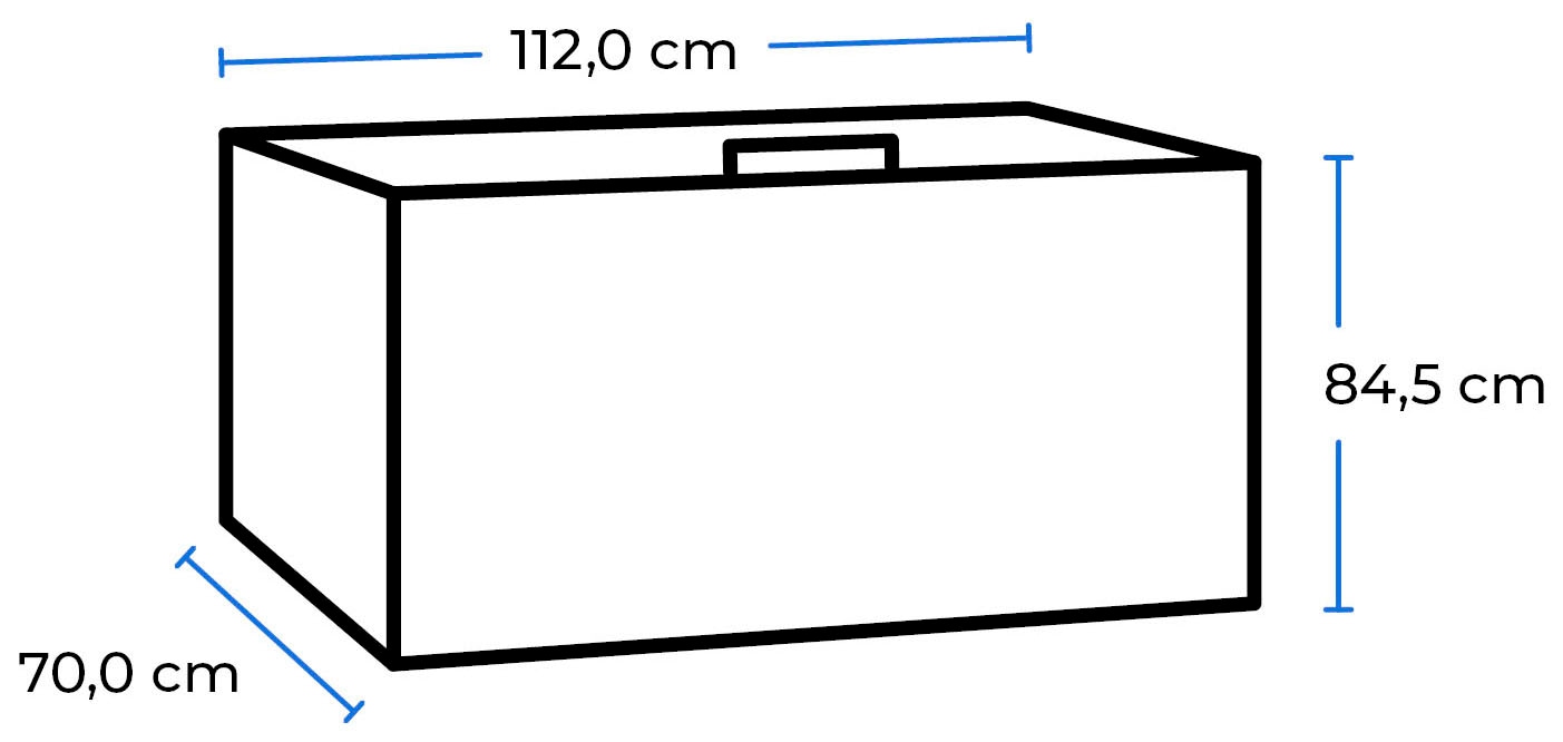 exquisit Gefriertruhe »GT320-HE-041D weiss«, 84,5 cm hoch, 112 cm breit, 308 Liter Nutzinhalt, Schnellgefrierfunktion