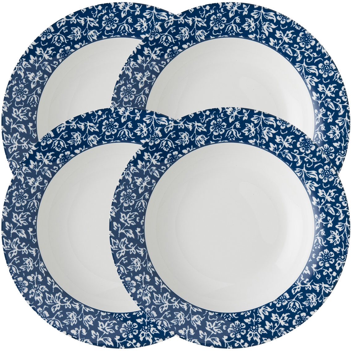 LAURA ASHLEY BLUEPRINT COLLECTABLES Suppenteller »Sweet Allysum«, (Set, 4 S günstig online kaufen