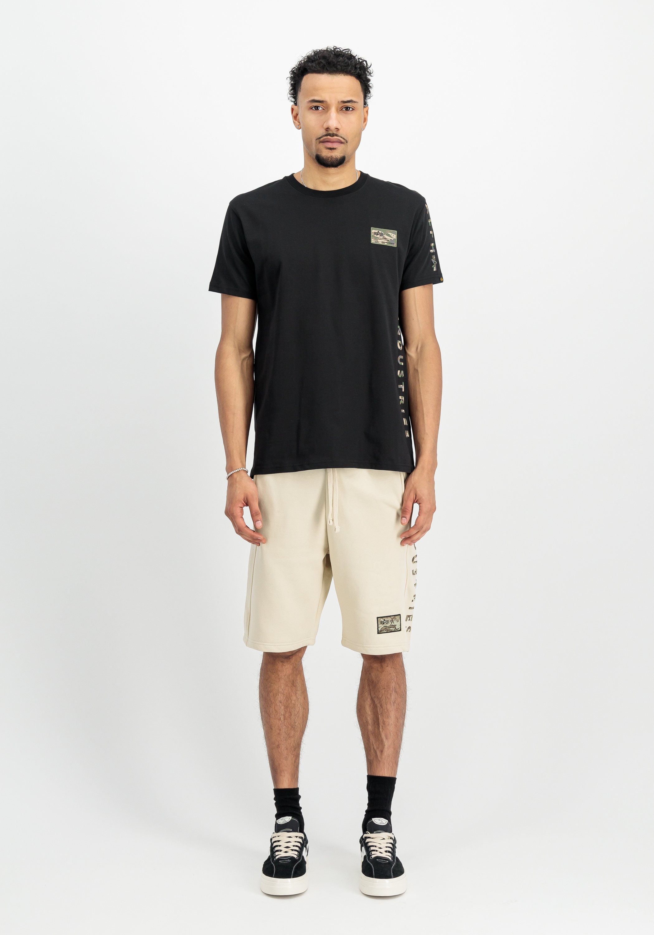 Alpha Industries T-Shirt »Alpha Industries Men - T-Shirts Camo Sleeve T«