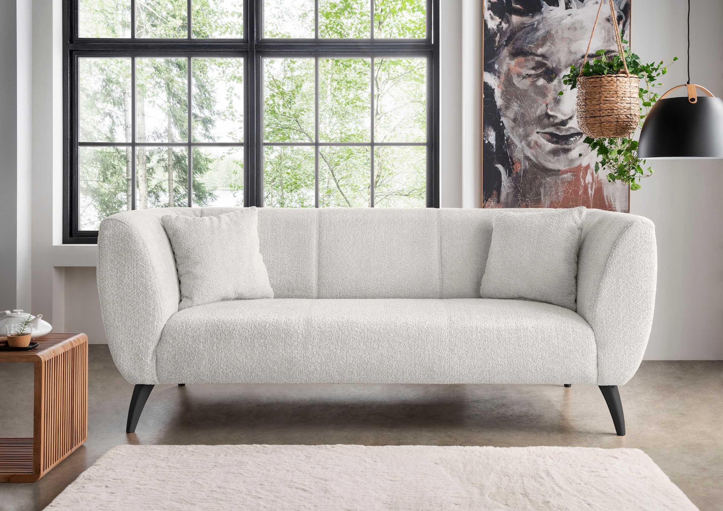 INOSIGN Polstergarnitur »Colori«, (Set, 2 tlg., 3-Sitzer und 2-Sitzer), auch als Loveseat erhältlich