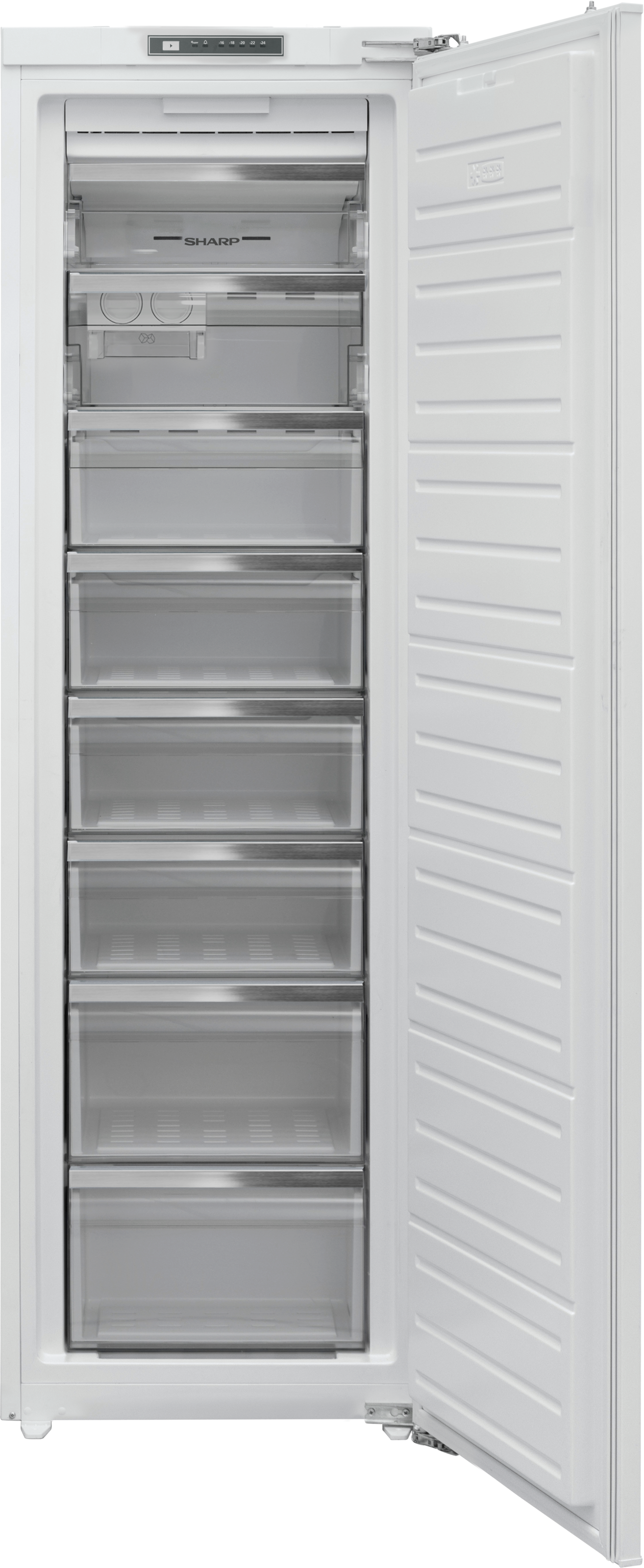 Sharp Einbaugefrierschrank »SJ-SD200E00X-EU«, 177 cm hoch, 54 cm breit