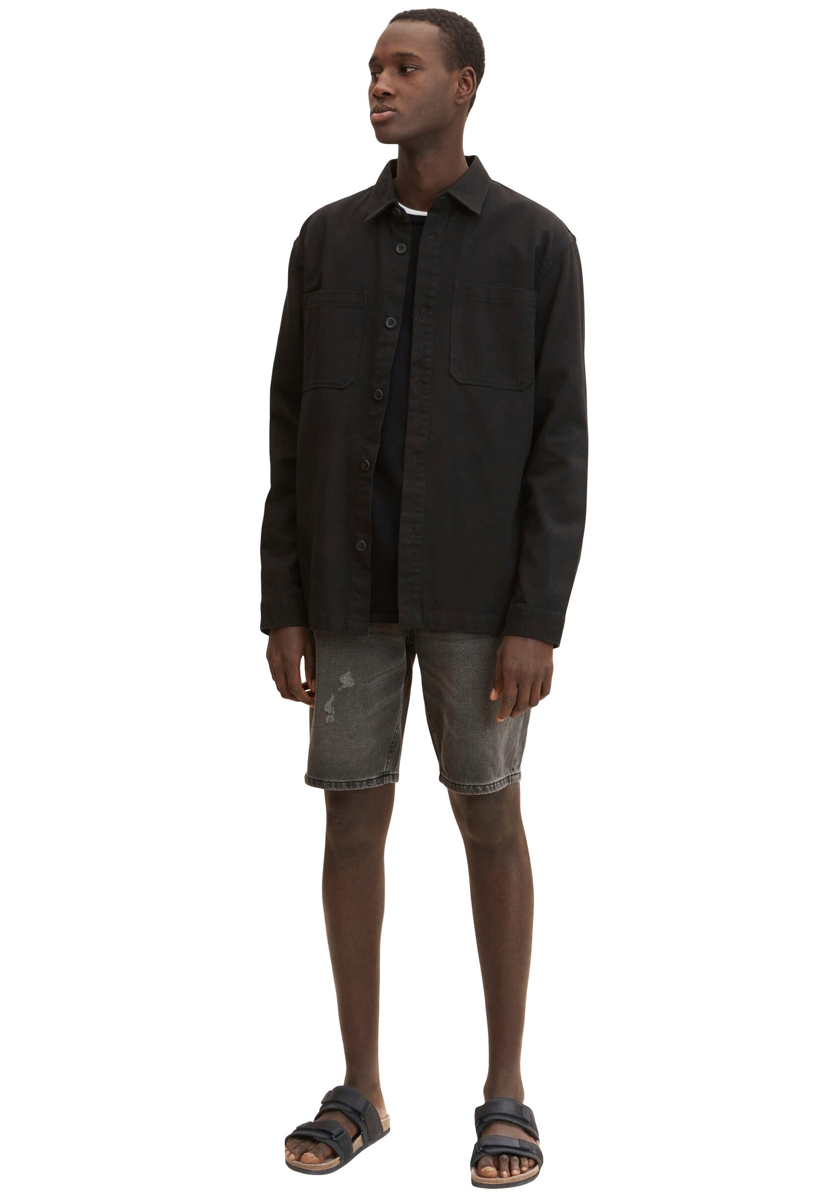 TOM TAILOR Denim Strickpullover »Tom Tailor Denim Herren Rundhalspullover«