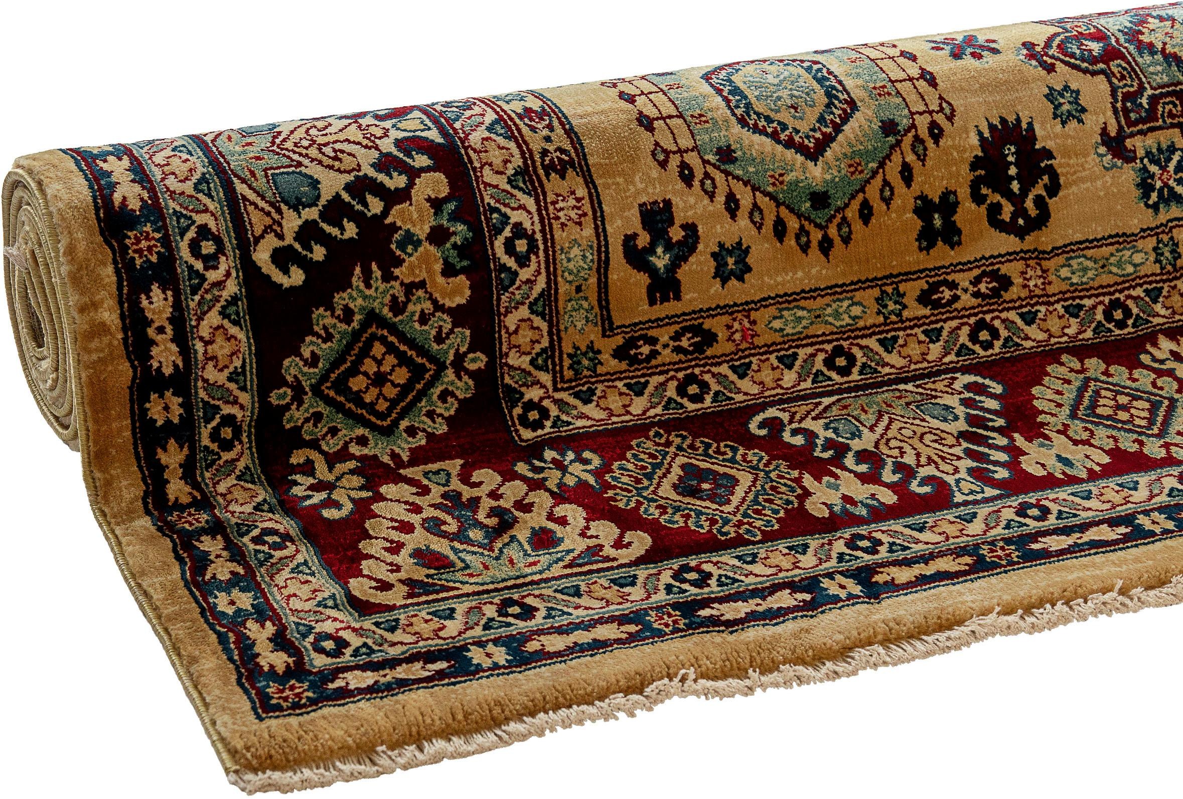 4. Bild von Sehrazat Teppich »Ornament 1349«, rechteckig, Kurzflor, Orient-Optik, mit Fransen, Wohnzimmer