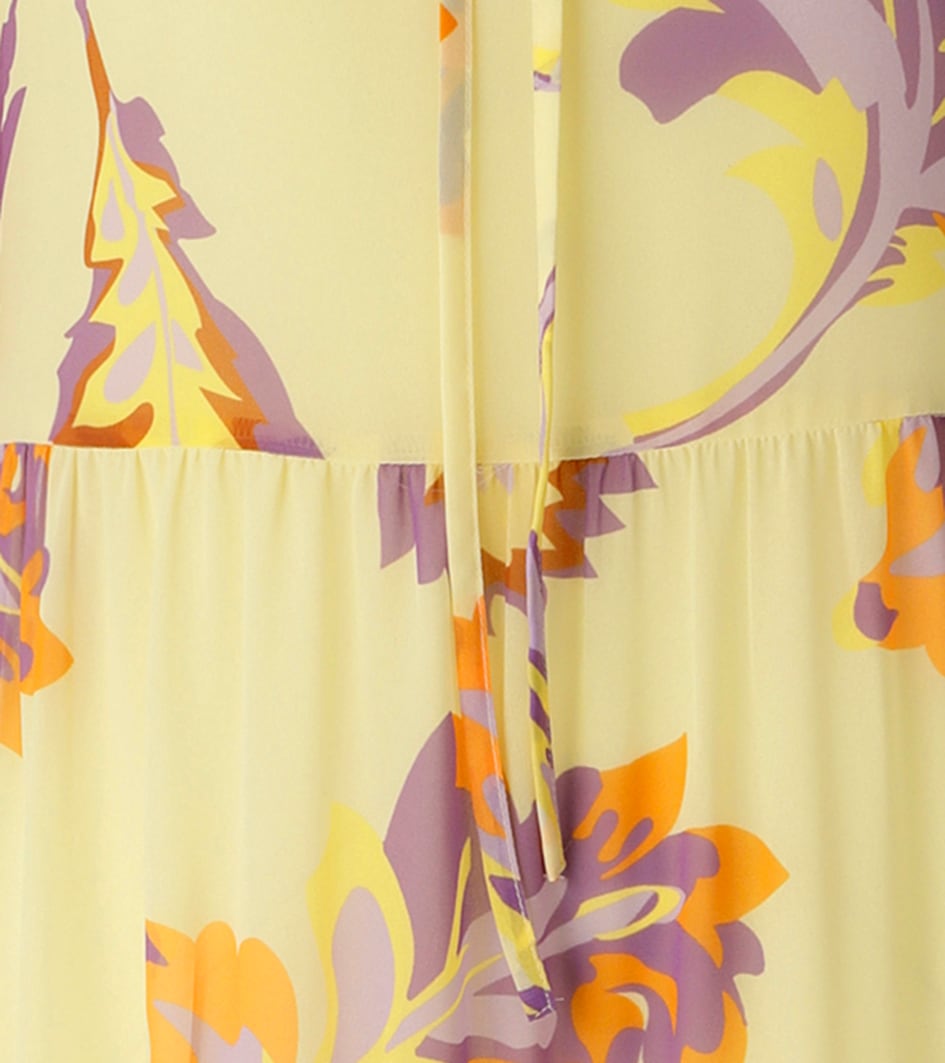 Aniston CASUAL Sommerkleid mit grafischen Blättern bedruckt