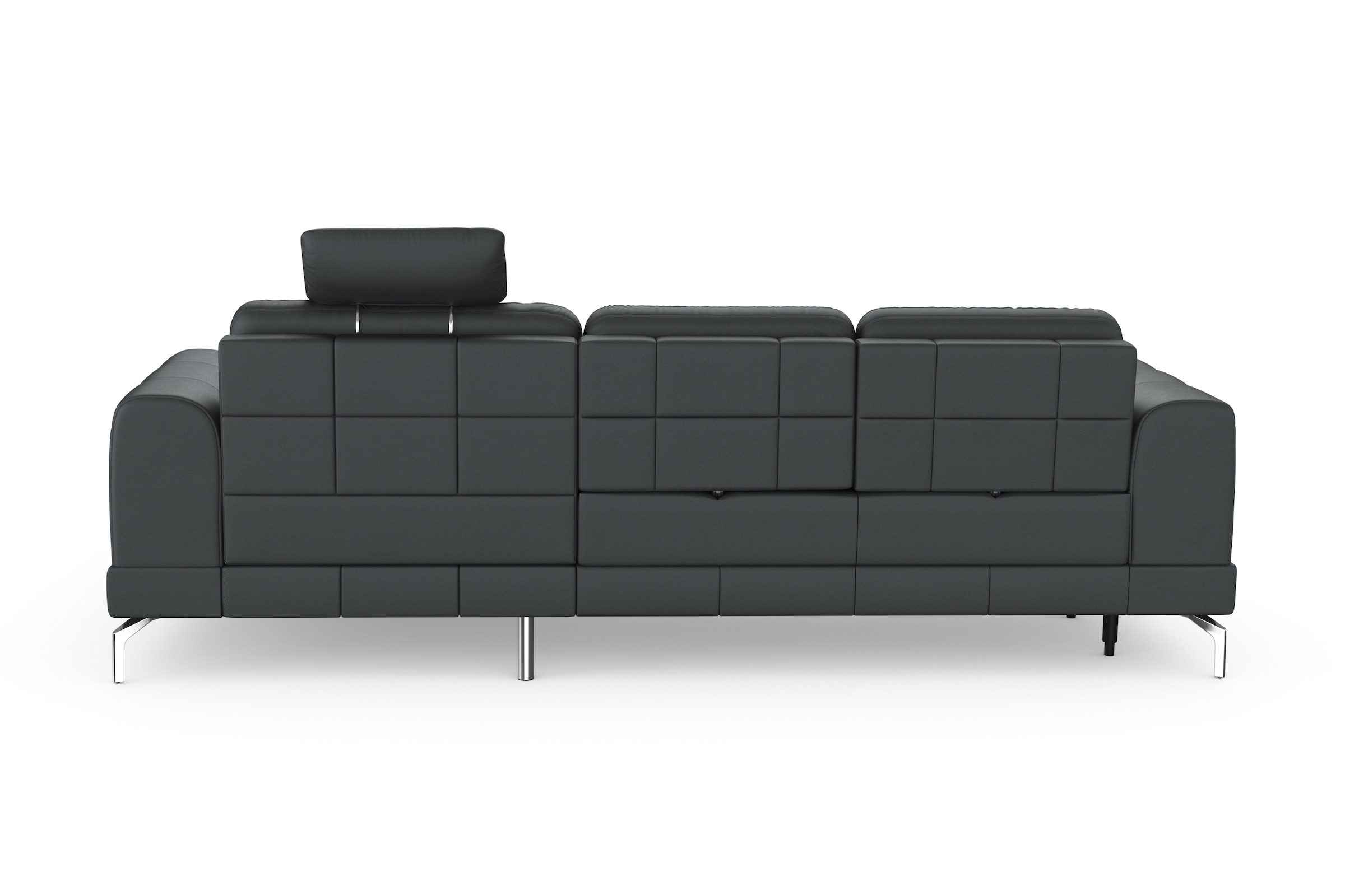 sit&more Ecksofa »Bendigo L-Form«, inklusive Sitztiefenverstellung, Bodenfreiheit 15 cm, 2 Fußfarben