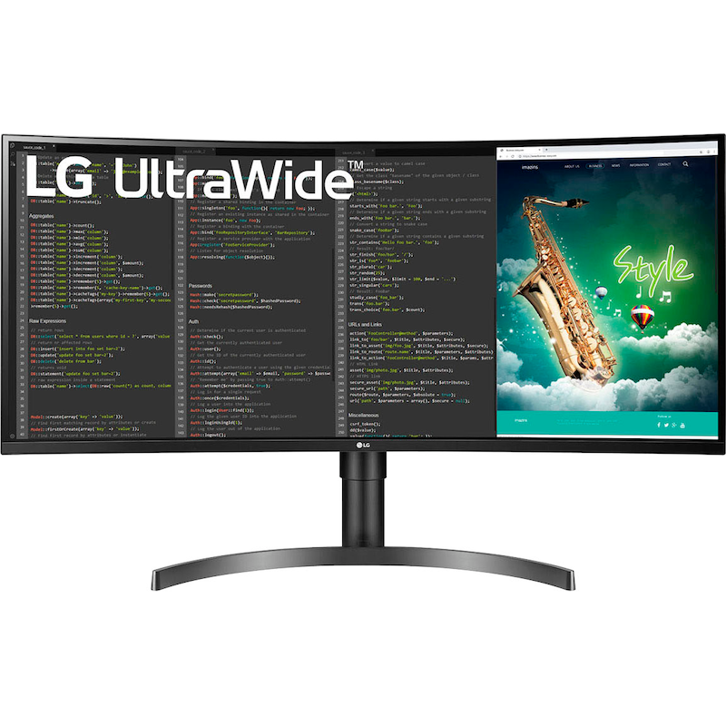 LG LCD-Monitor »35WN75CP« 89 cm/35 ′′ 3440 x 1440 px UWQHD 5 Reaktionszeit 100 Hz schwarz