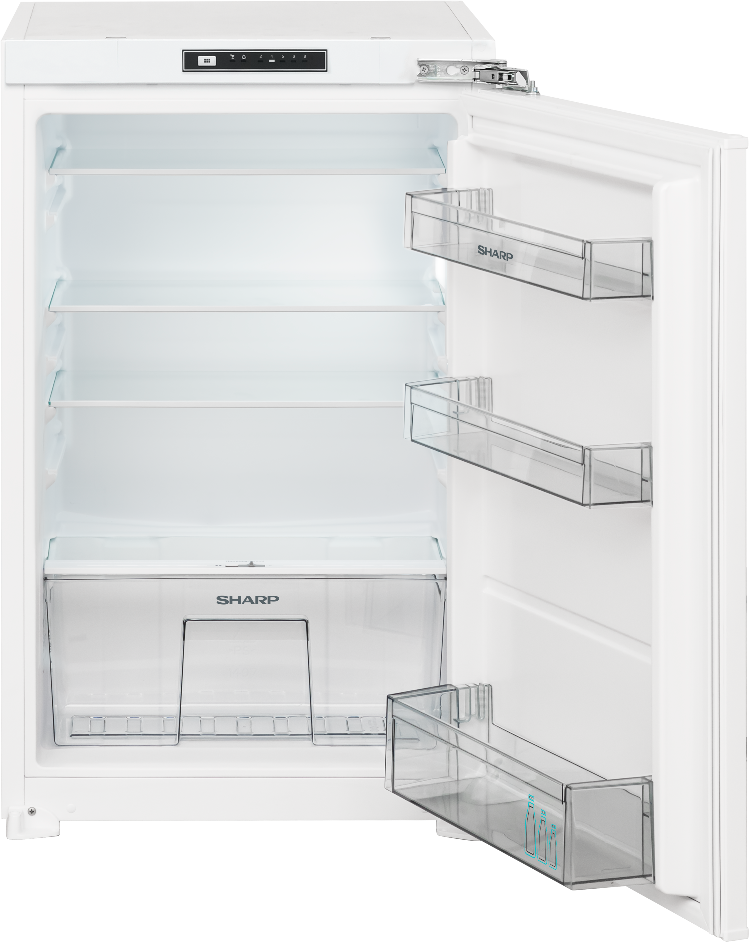 Sharp Einbaukühlschrank »SJ-LD125E0XD-EU«, (88cm Nische), Festtür
