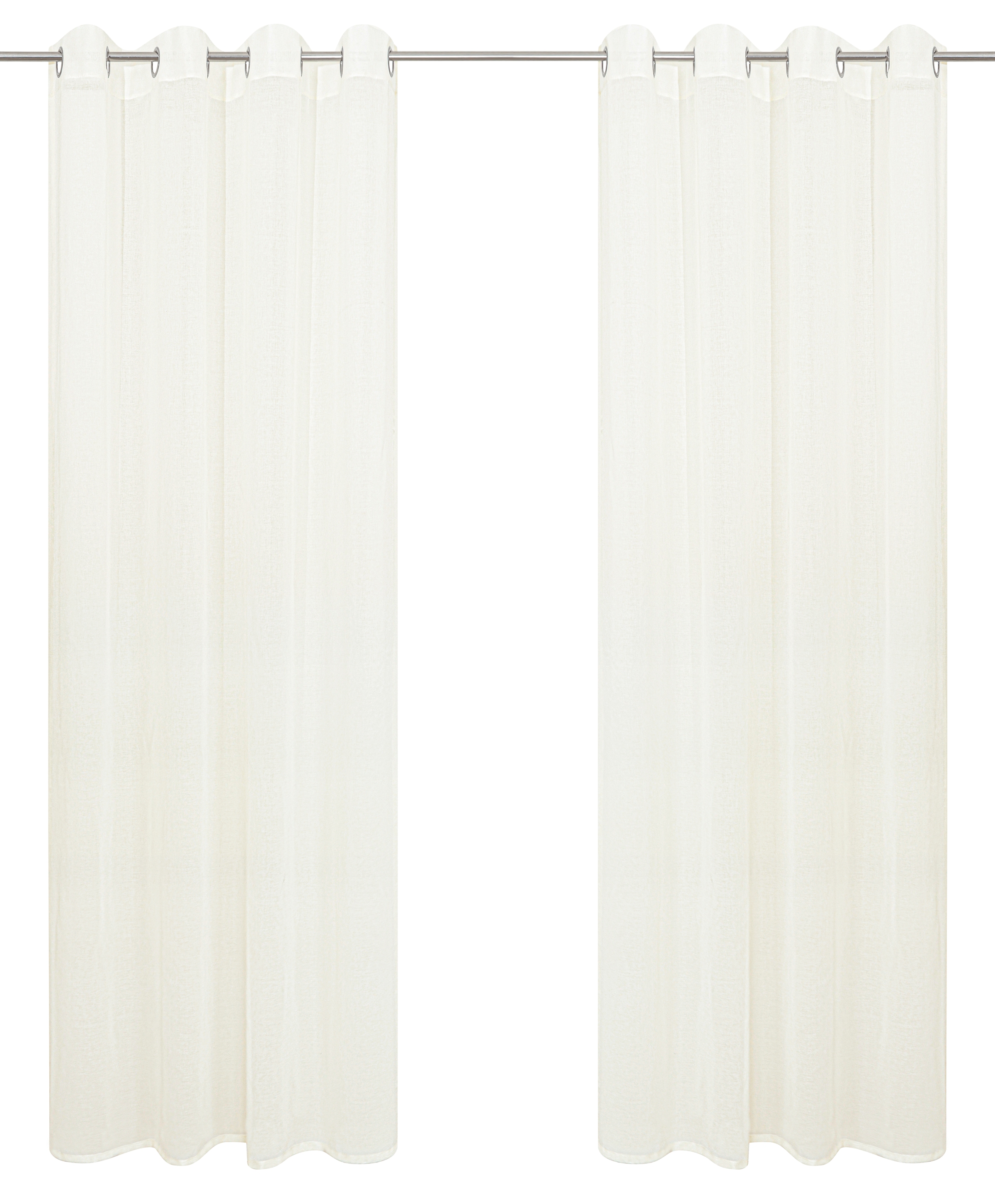 OTTO home Gardine »Dolly« Ösen 1 Stk. tlg. Transparent, Gewebt, Polyester