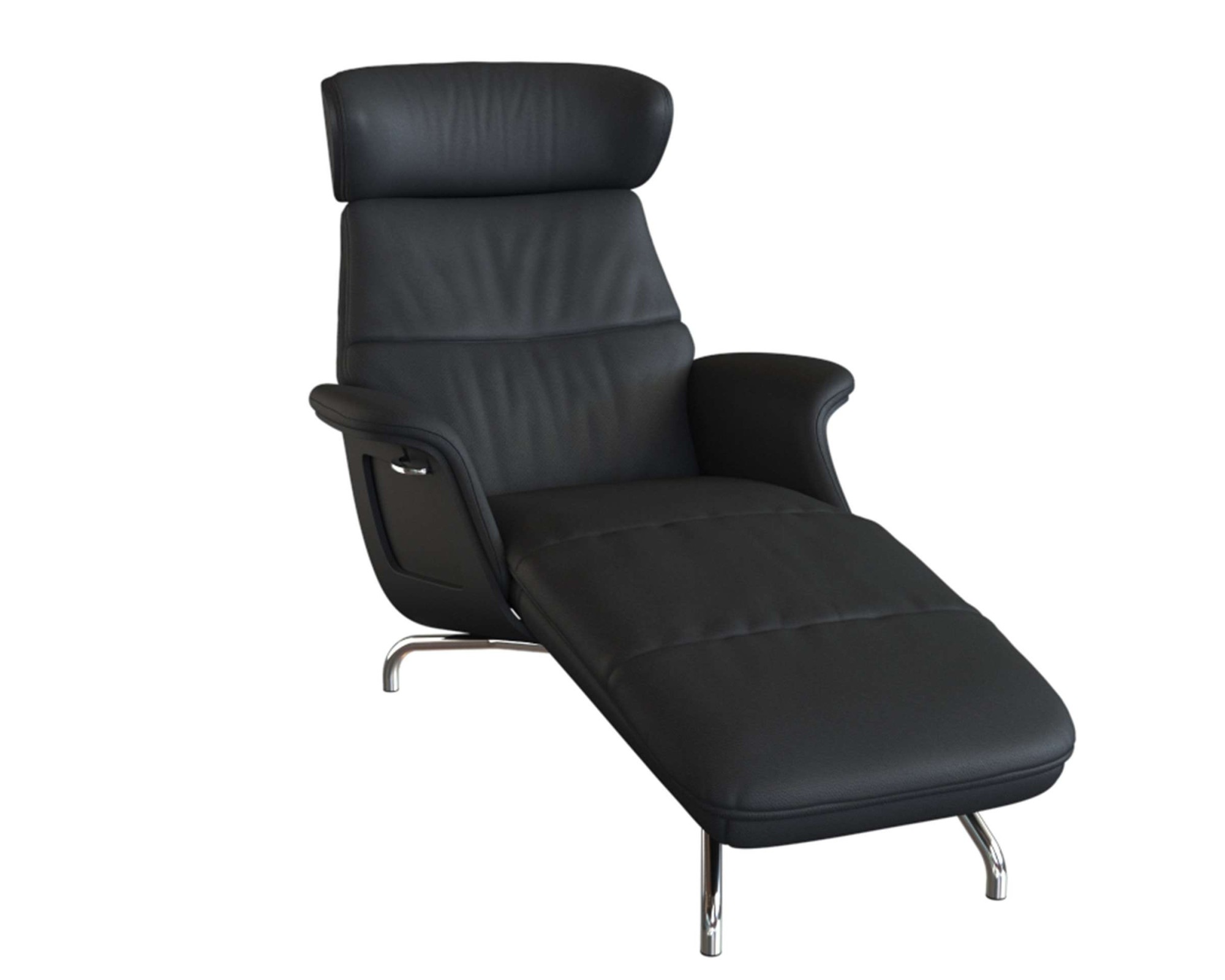 FLEXLUX Loungesessel "Clement Chaislongue, Relaxstuhl, Liegesessel,", Rücke günstig online kaufen