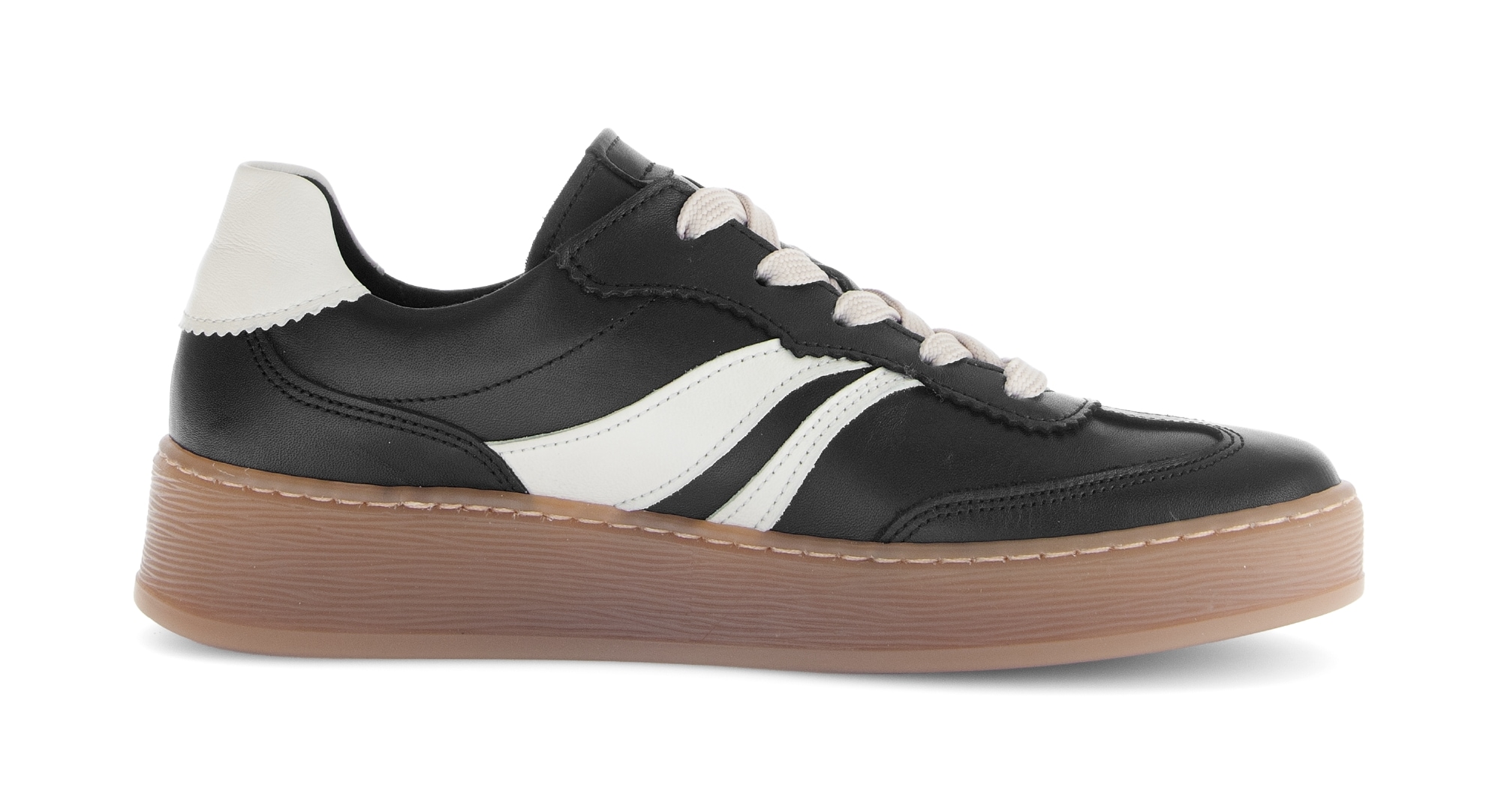 Gabor Plateausneaker »FLORENZ«, Freizeitschuh, Halbschuh, Schnürschuh in Bequemweite G (= weit)