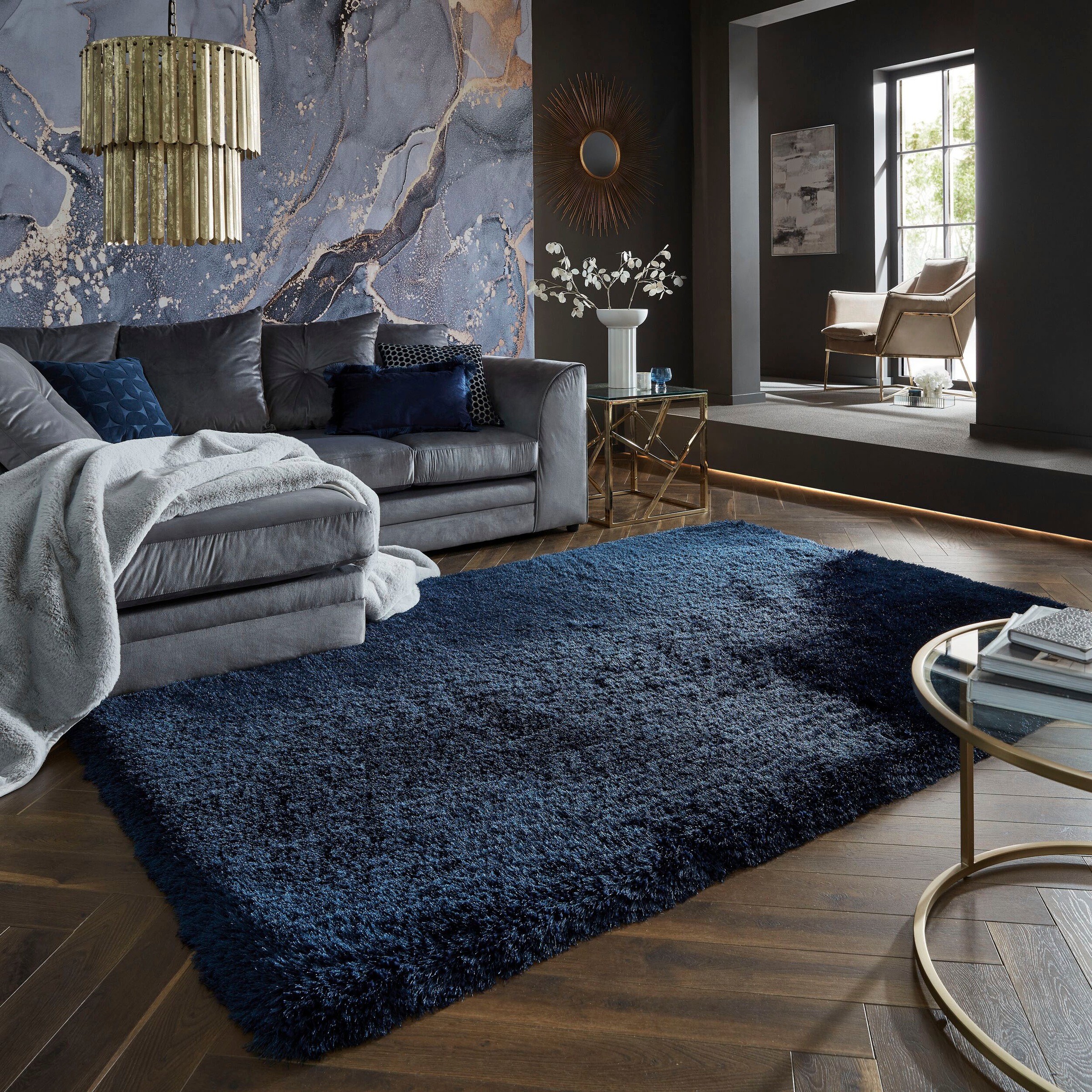 FLAIR RUGS Hochflor-Teppich »Pearl«, rechteckig, 70 mm Höhe