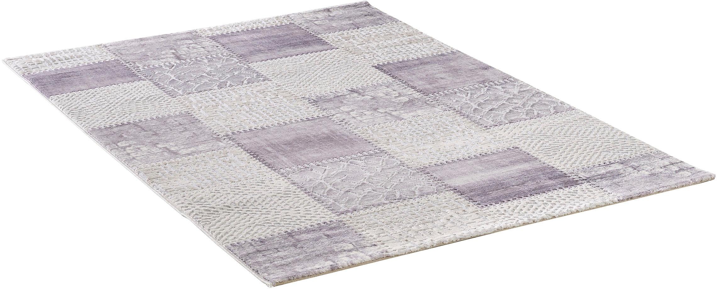 Sanat Teppich »Harmony 3202, auch als Läufer«, rechteckig, 12 mm Höhe, Wohnzimmer, Kurzflor, modern, Retro, Schlafzimmer