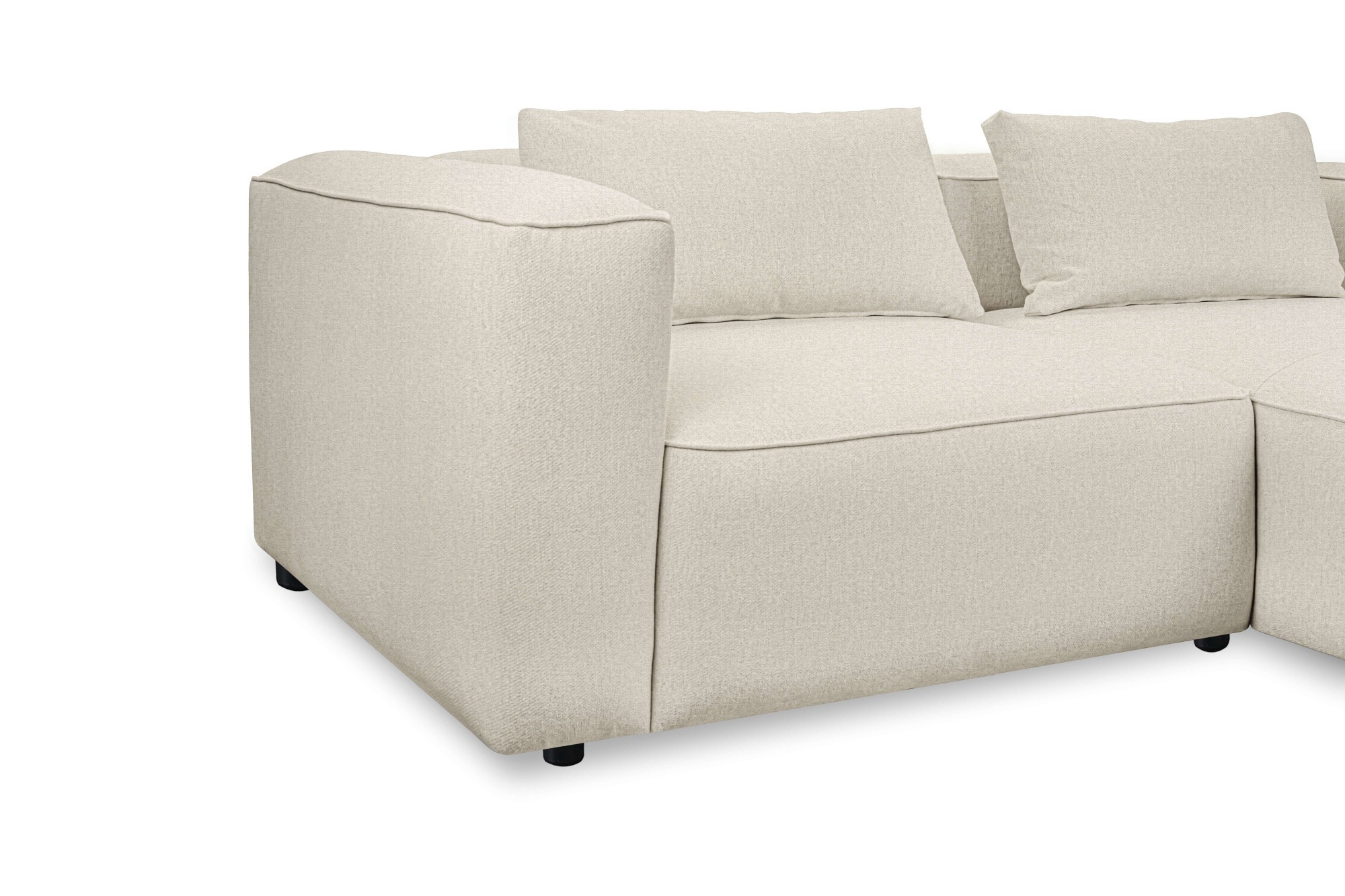 andas Ecksofa »Tvinnet«, Breite 228 cm, extra tiefe Sitzfläche, kubisches Sitzvergnügen