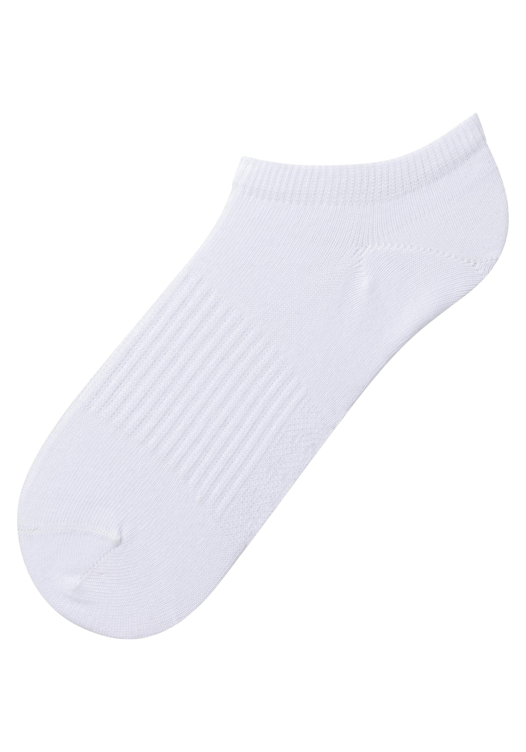 LASCANA ACTIVE Sneakersocken, (Packung, 7 Paar), mit Mittelfußgummi