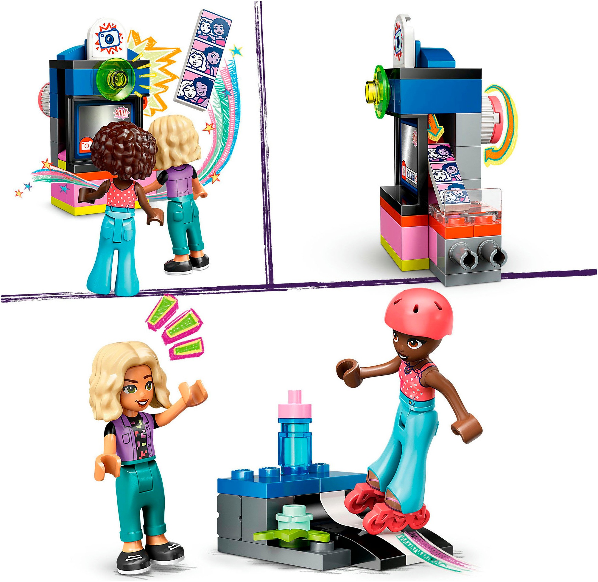 LEGO® Konstruktionsspielsteine »Friseursalon (42662), LEGO Friends«, (347 St.), Made in Europe