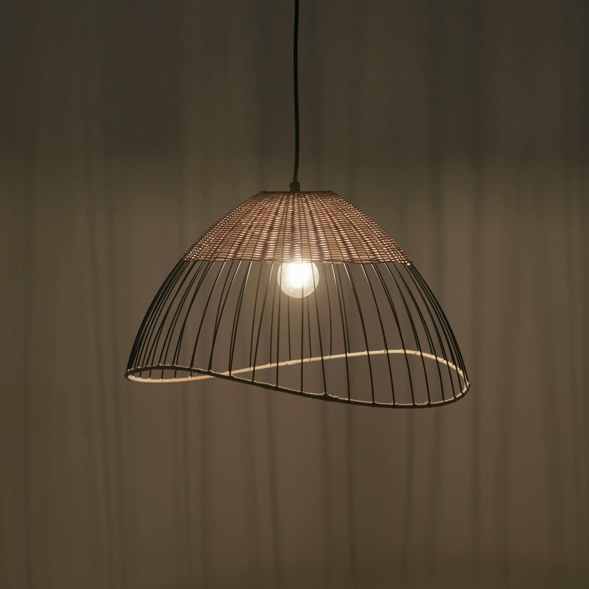 JUST LIGHT Pendelleuchte »KORE« E27 1 Stk. ExklusiveE27