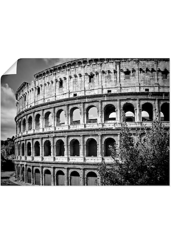 Artland Wandbild »Rom Kolosseum Monochrom«, Rom, (1 St.), in vielen Größen &... kaufen