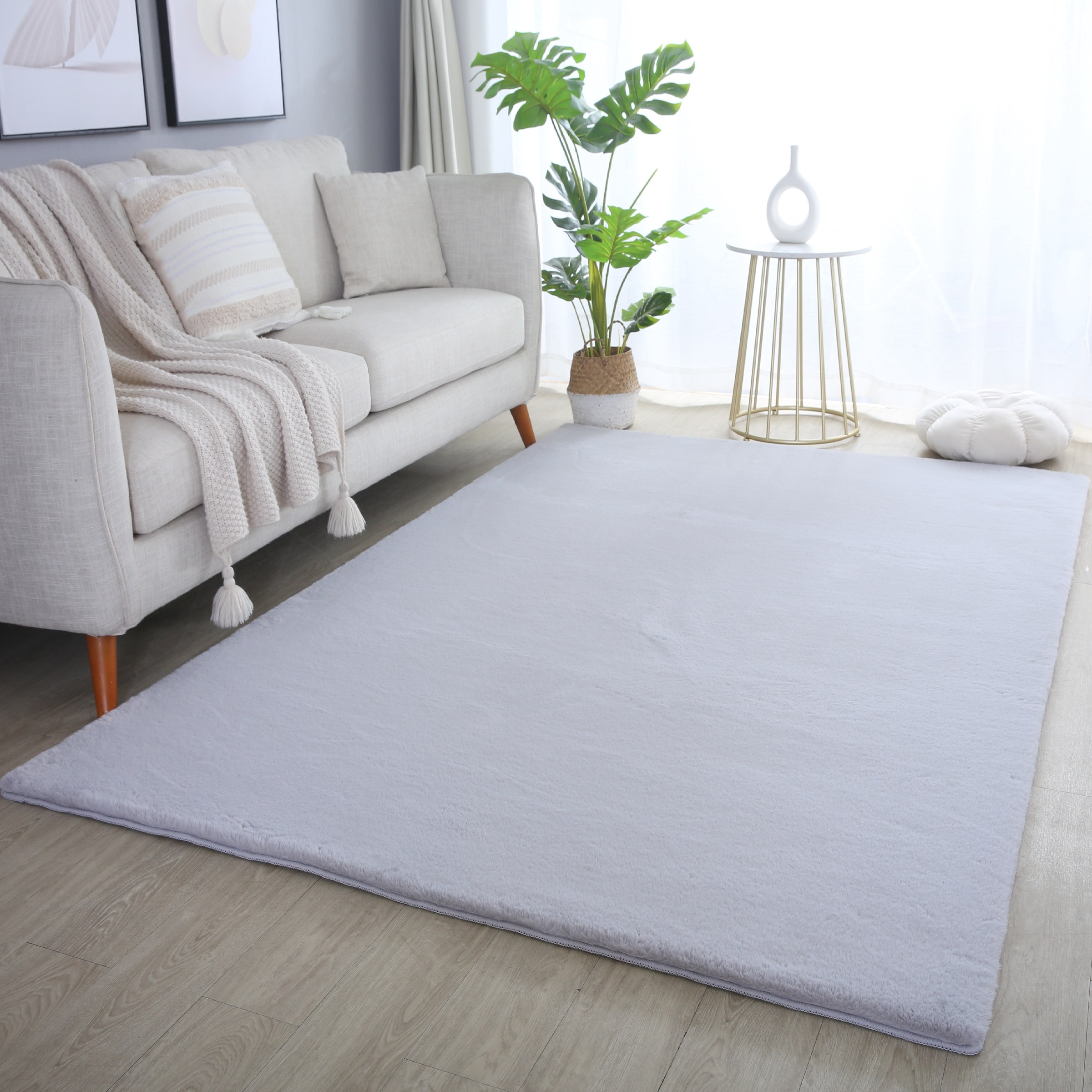 Ayyildiz Teppiche Hochflor-Teppich »POUFFY 5100«, rechteckig, 20 mm Höhe, L günstig online kaufen