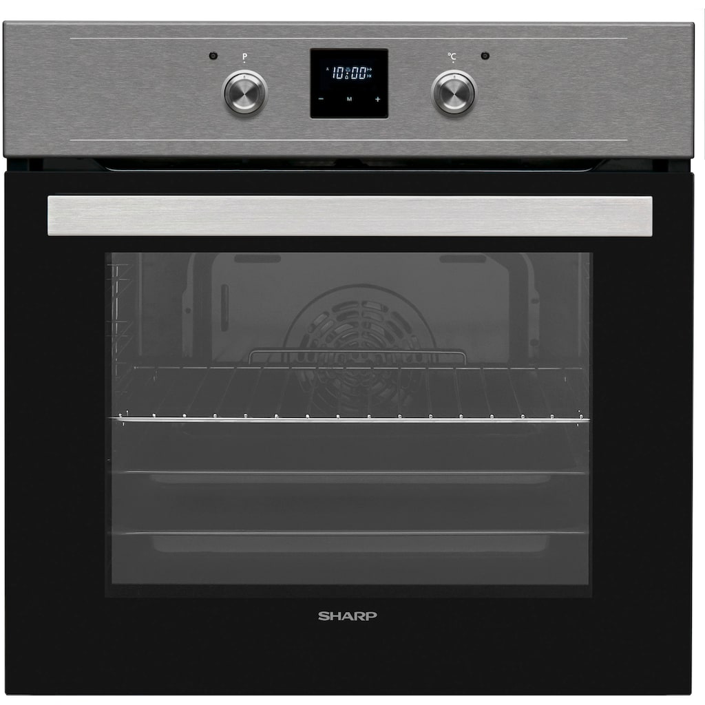 Sharp Backofen-Set »K-60DX19AM0-EU und K-60DX19AM0-EU«, K-60DX19AM0-EU, mit 1-fach-Teleskopauszug, EasyClean