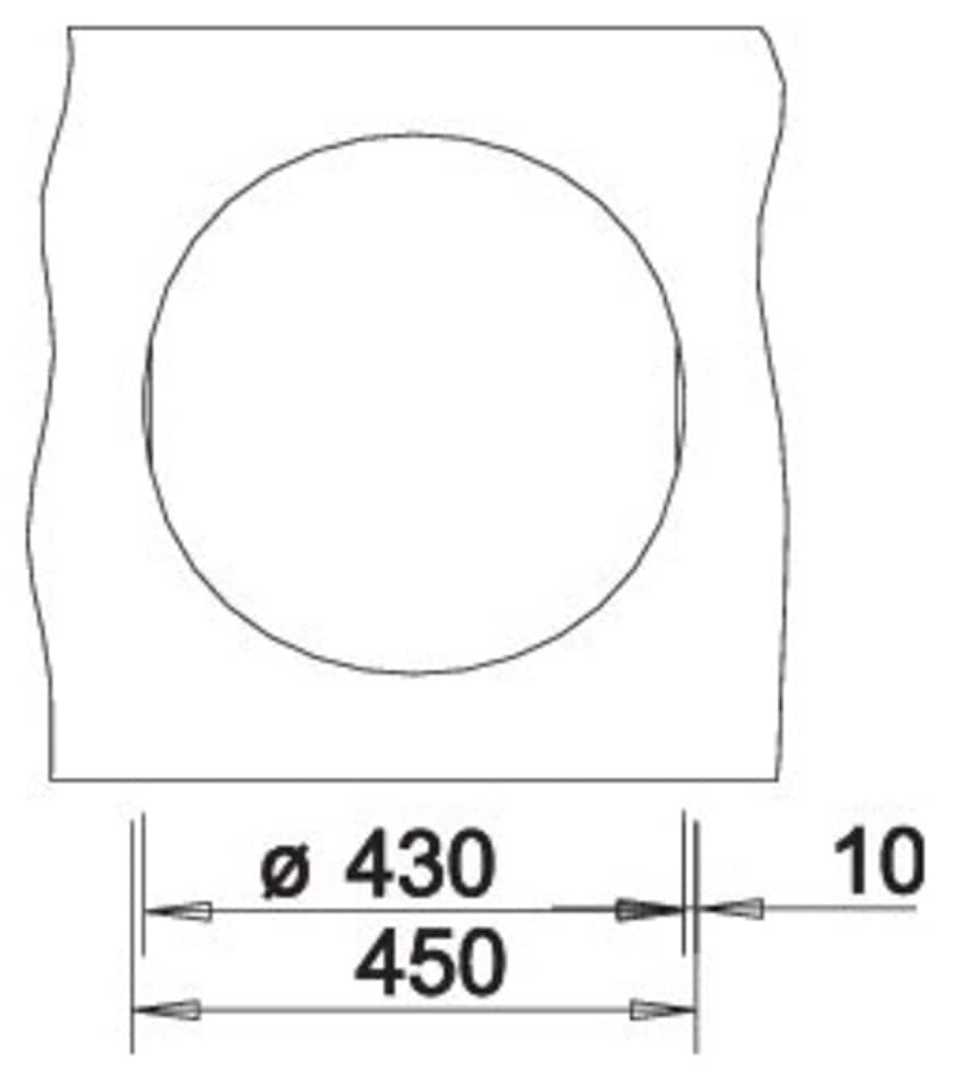 Blanco Granitspüle »BLANCORONDO« 1 Stk. tlg. erhältlich in mehreren Farben