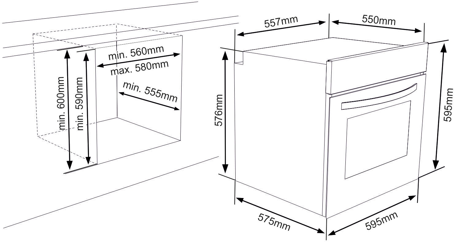 Sharp Backofen-Set »K-60D19BM1-EU«, mit Timerfunktion