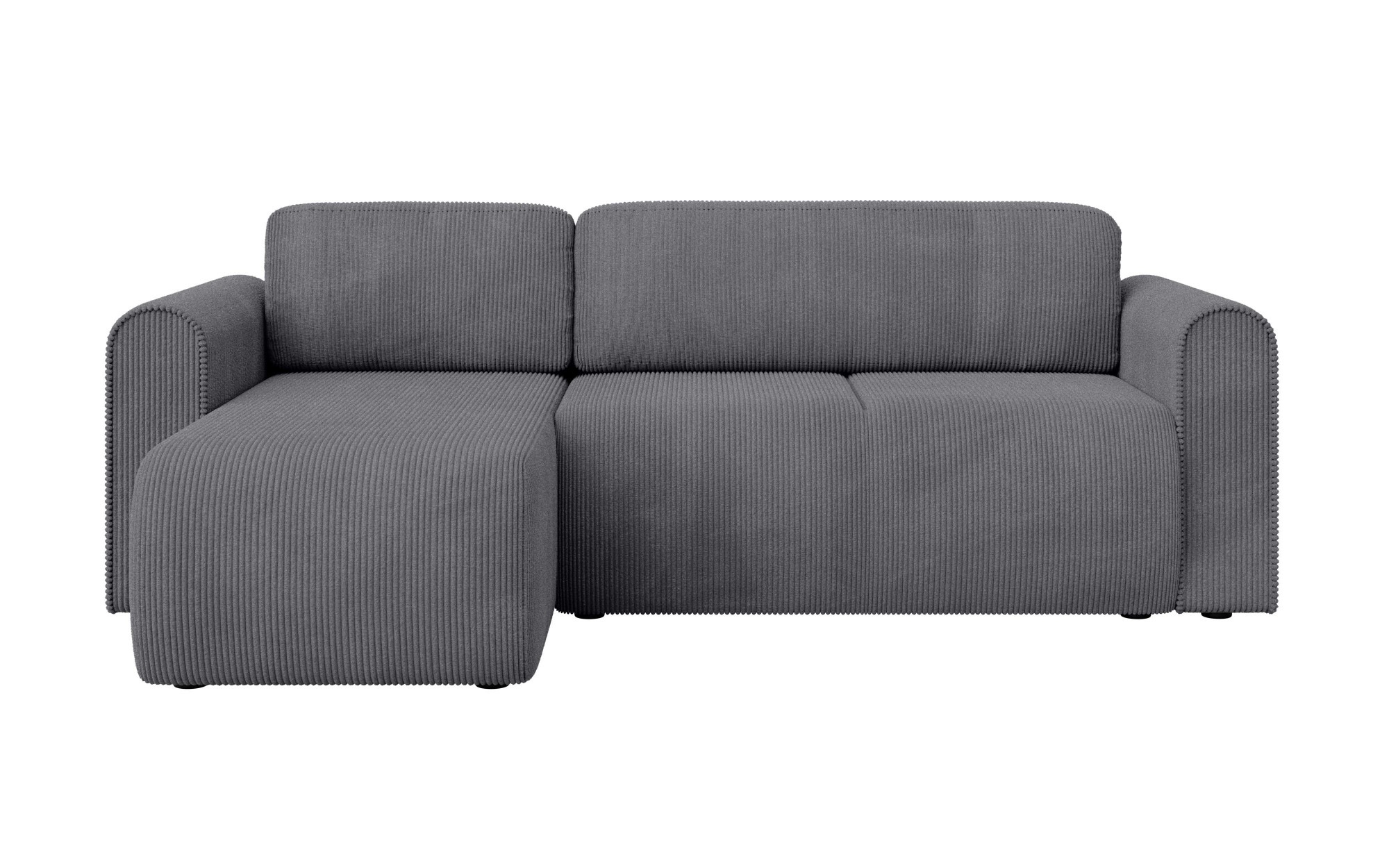 INOSIGN Ecksofa »Zacharia wahlweise Schlafsofa mit Bettkasten, B/T/H 250/166/86 cm«, L-Form mit Wellenunterfederung, Recamiere beidseitig montierbar