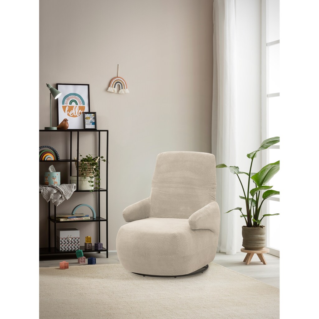 DOMO collection Sessel »700015 mit Rückenverstellung und Drehfunktion«