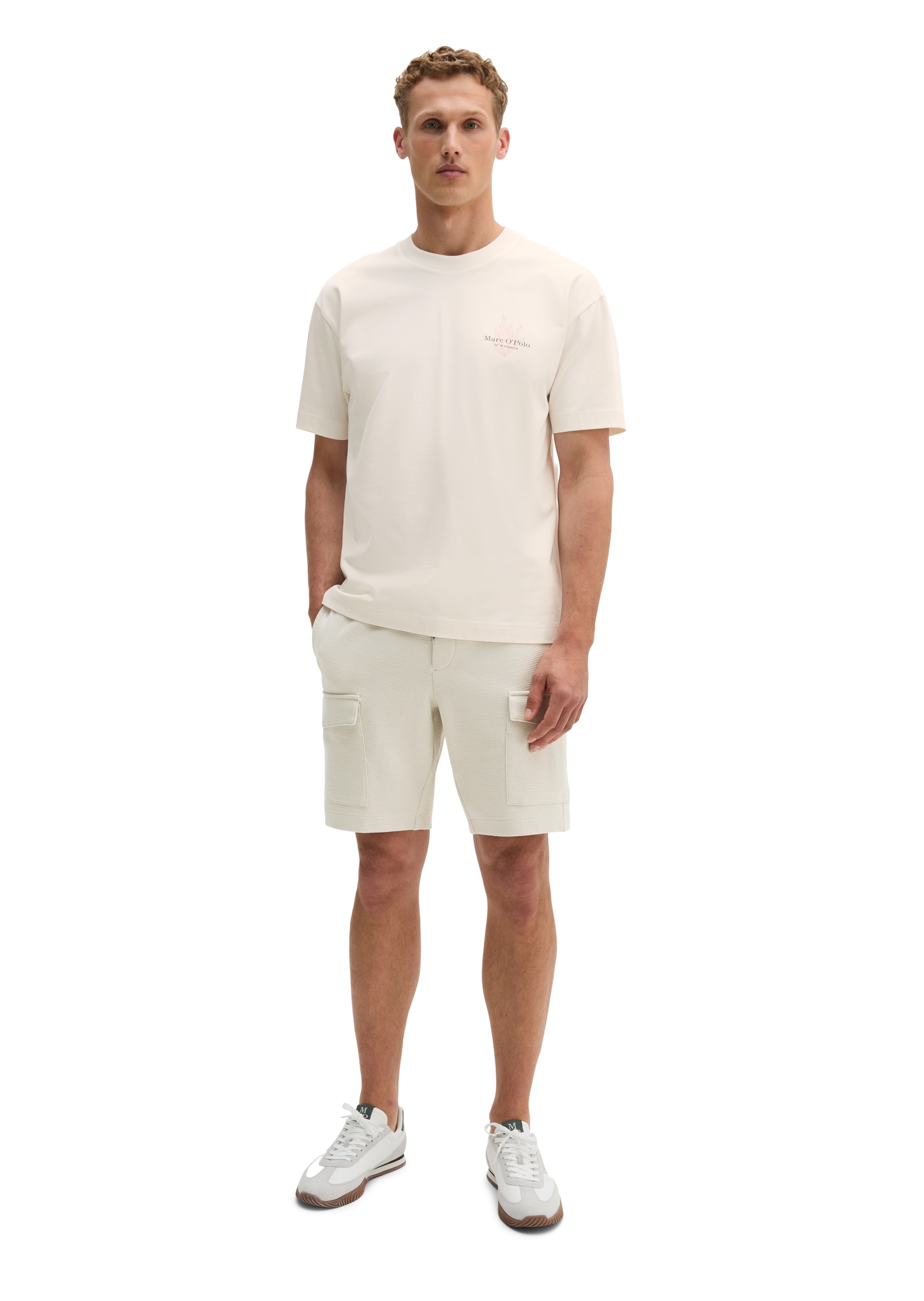 Marc O'Polo T-Shirt loose mit maritimer Rückenprint